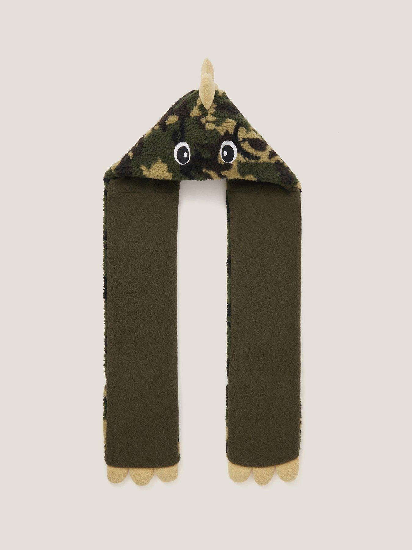 Image 2 of 2 of Monsoon Boys Camo Borg 3-in-1 Hat Scarf - Multi