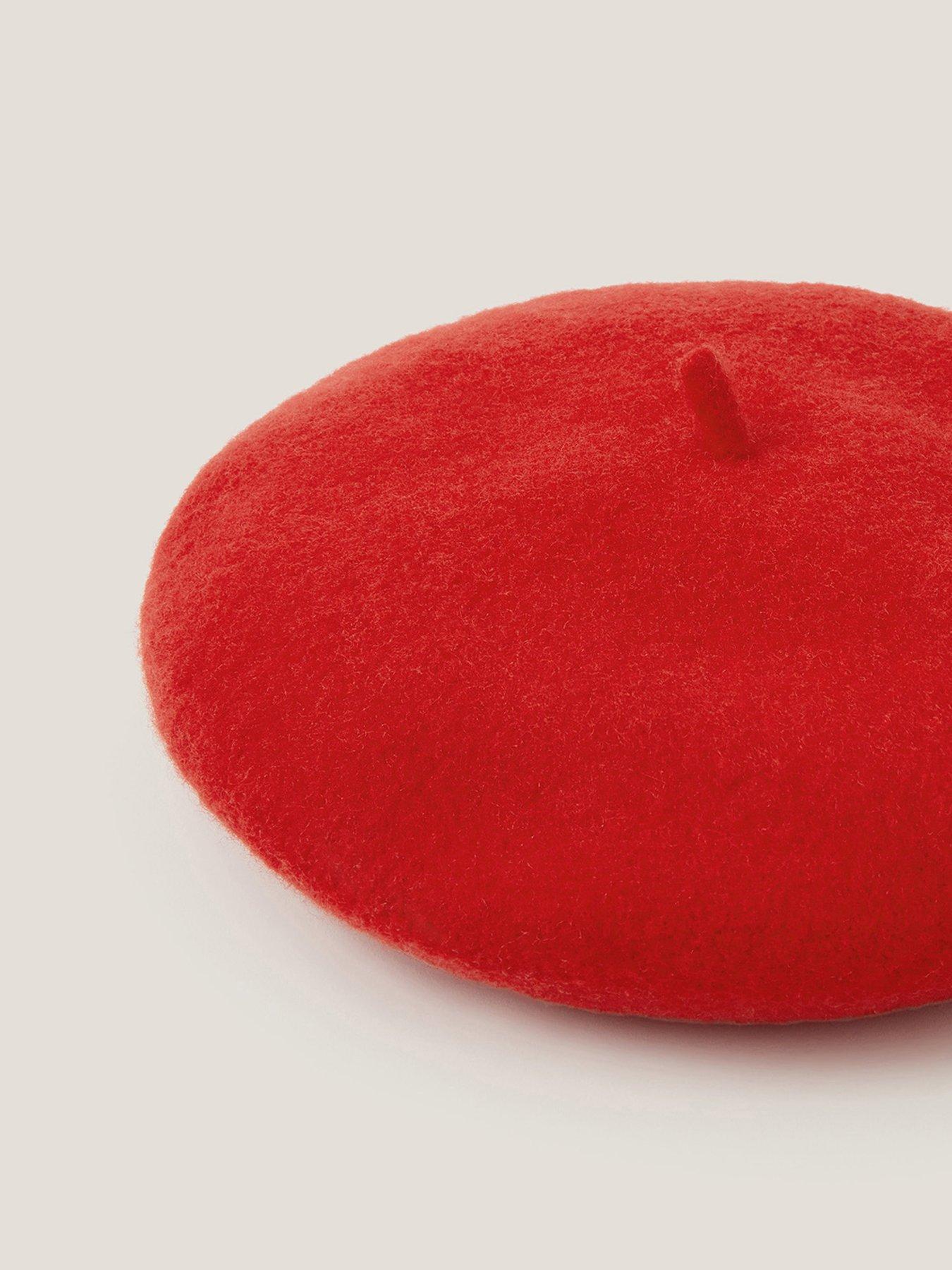  image of monsoon-girls-beret-red