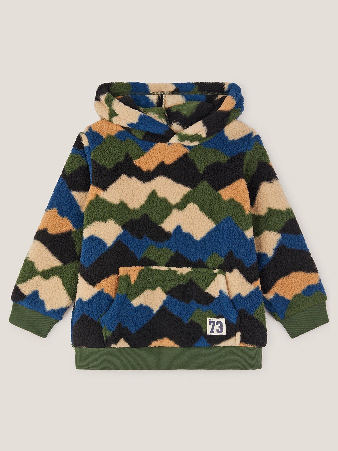 undefined Boys Fleece Sweat Top - Green