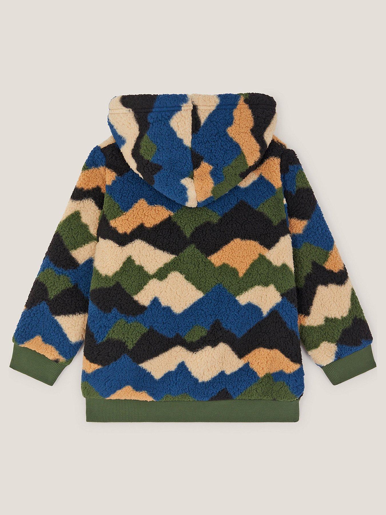 Image 2 of 2 of Monsoon Boys Fleece Sweat Top - Green