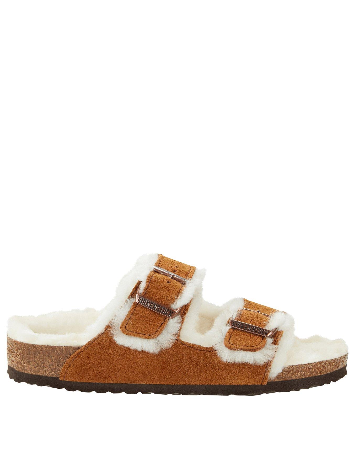 Birkenstock Arizona Kids Leve Shearling Mink Laf - Brown