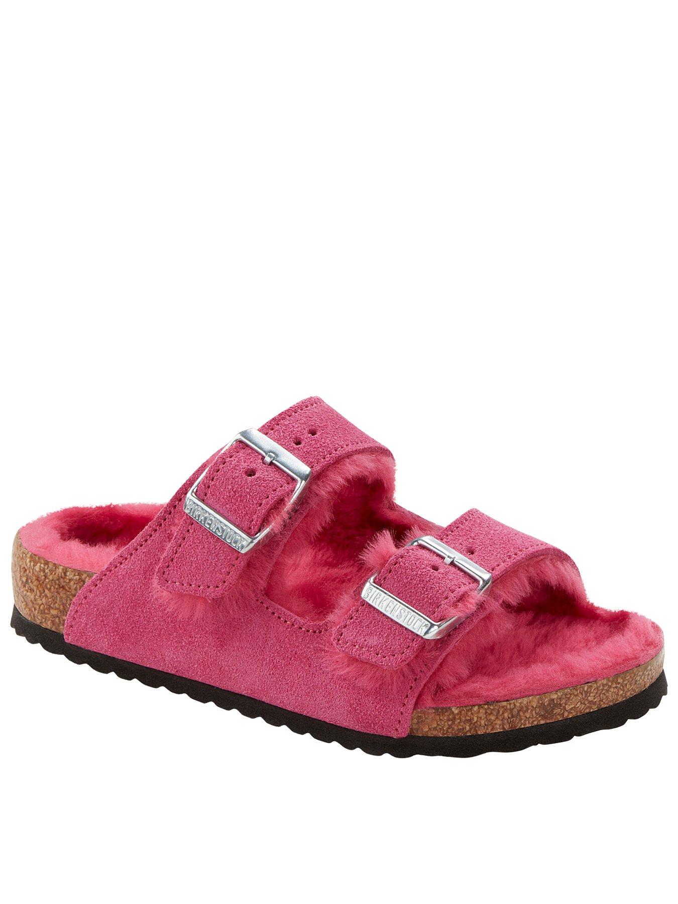 Birkenstock Arizona Kids Leve Shea Fuchsia Tulip Laf - Pink