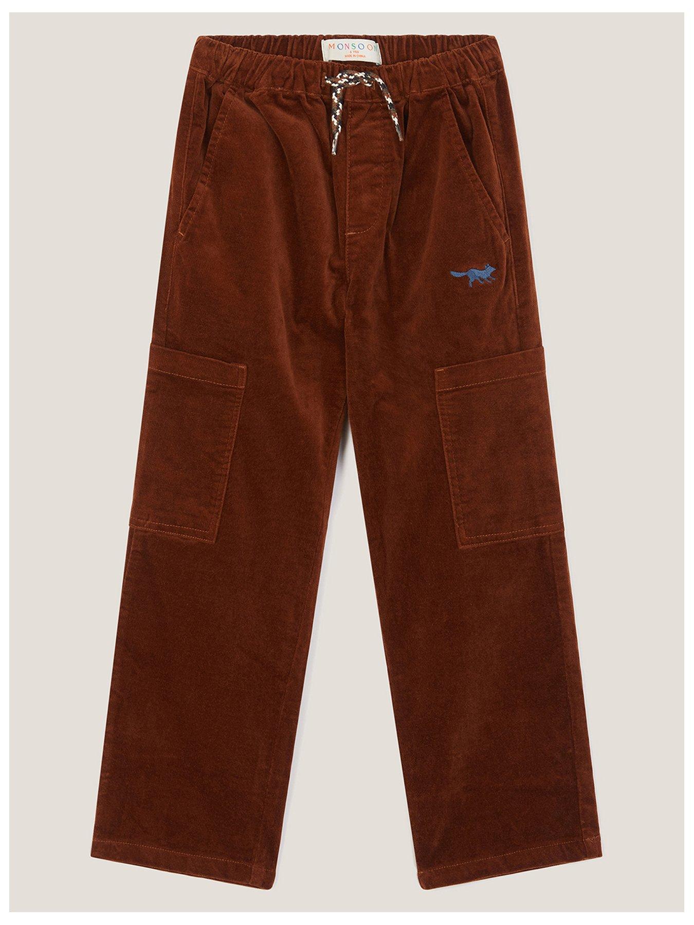monsoon-boys-uncut-cord-cargo-trousers-brown