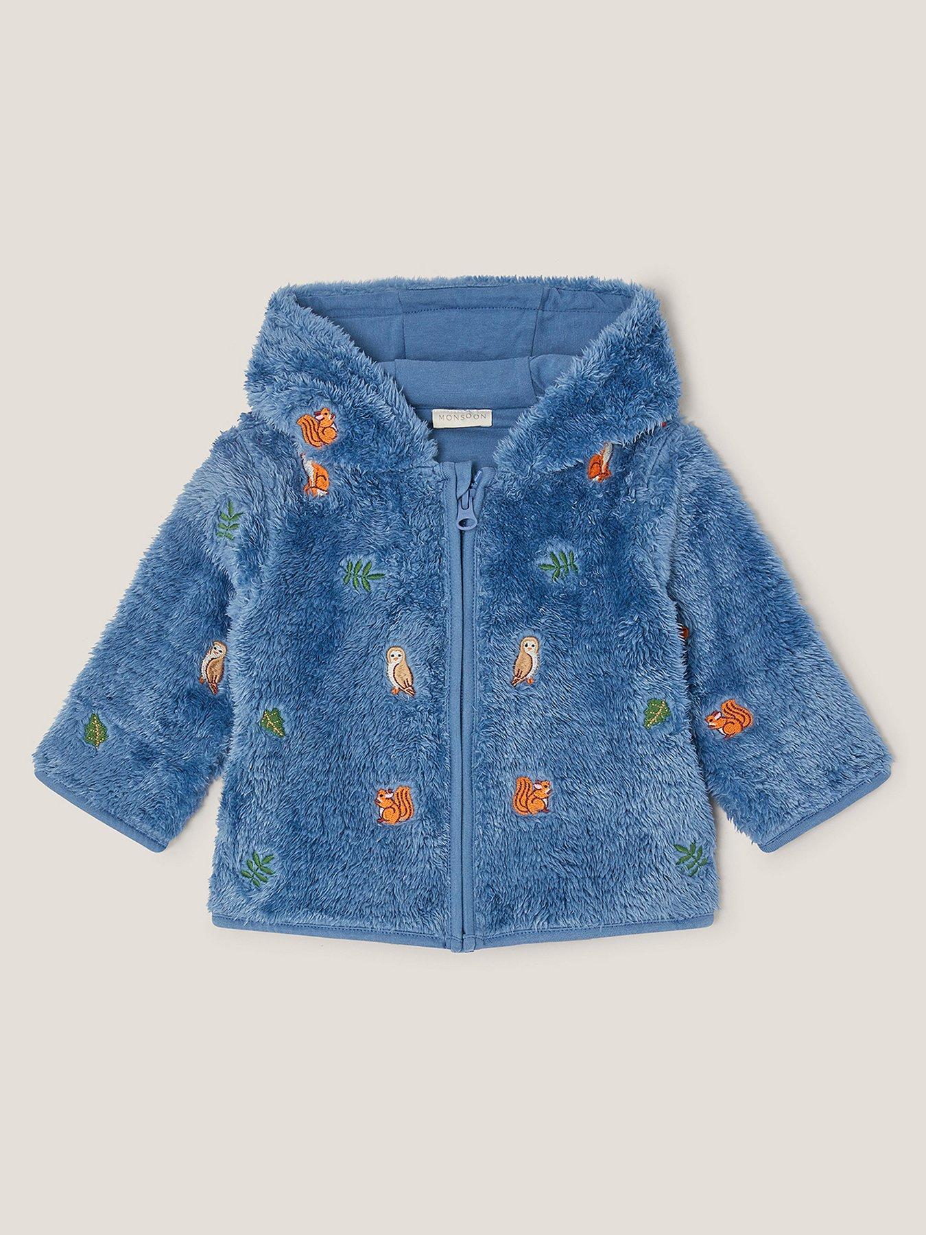 undefined Baby Boys Woodland Friends Fleece Hoody - Blue