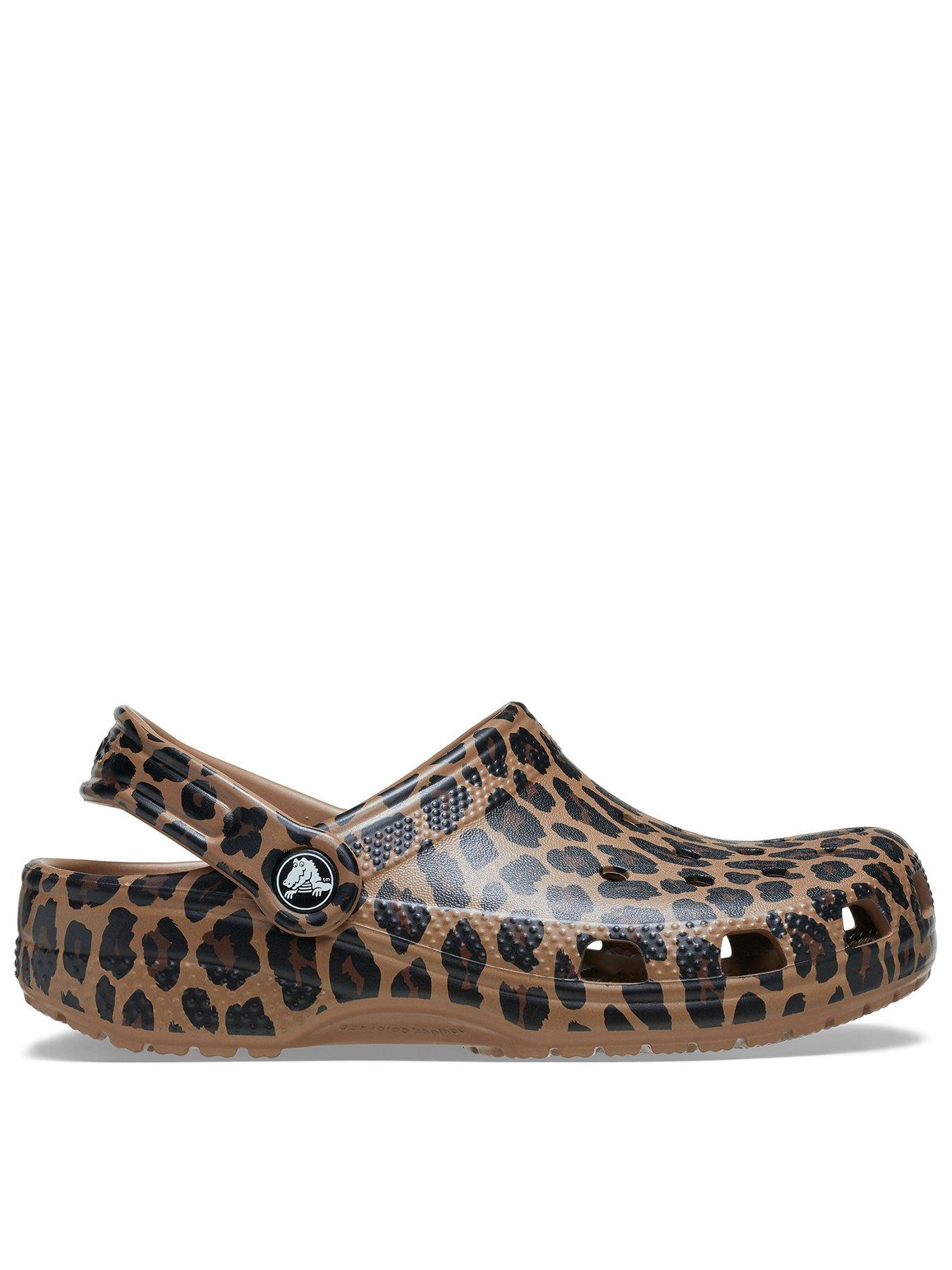  image of crocs-toddler-classic-animal-clog-leopard