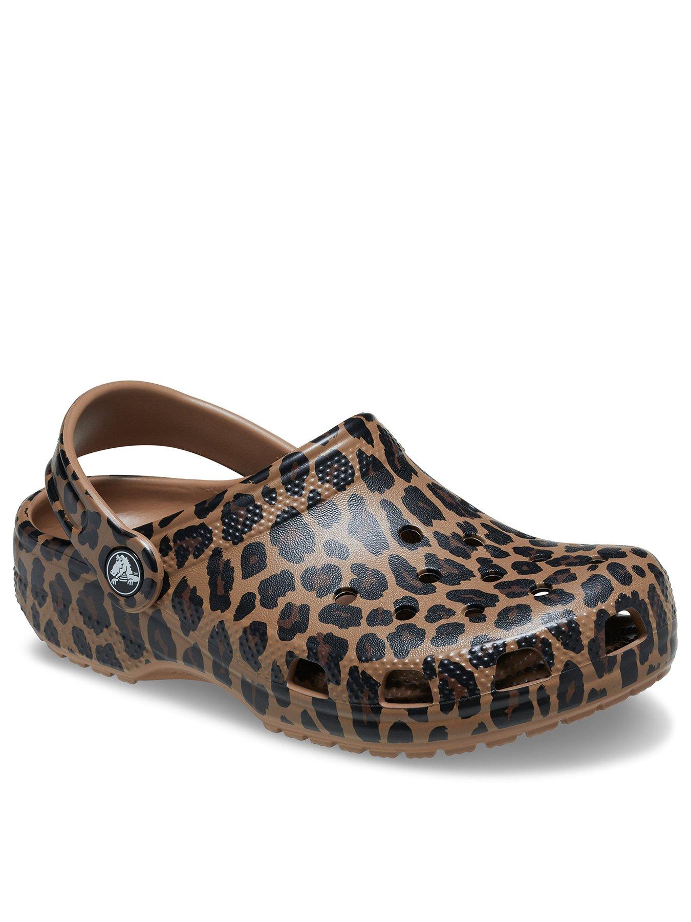  image of crocs-toddler-classic-animal-clog-leopard