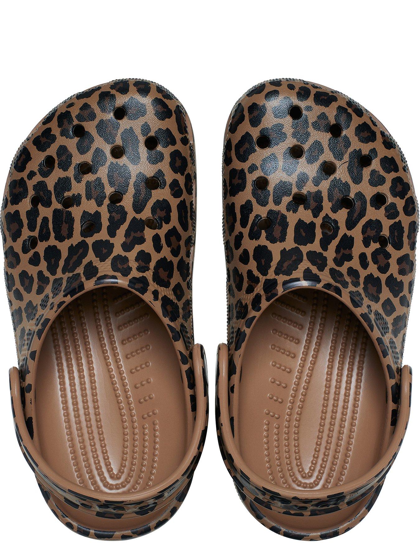  image of crocs-toddler-classic-animal-clog-leopard