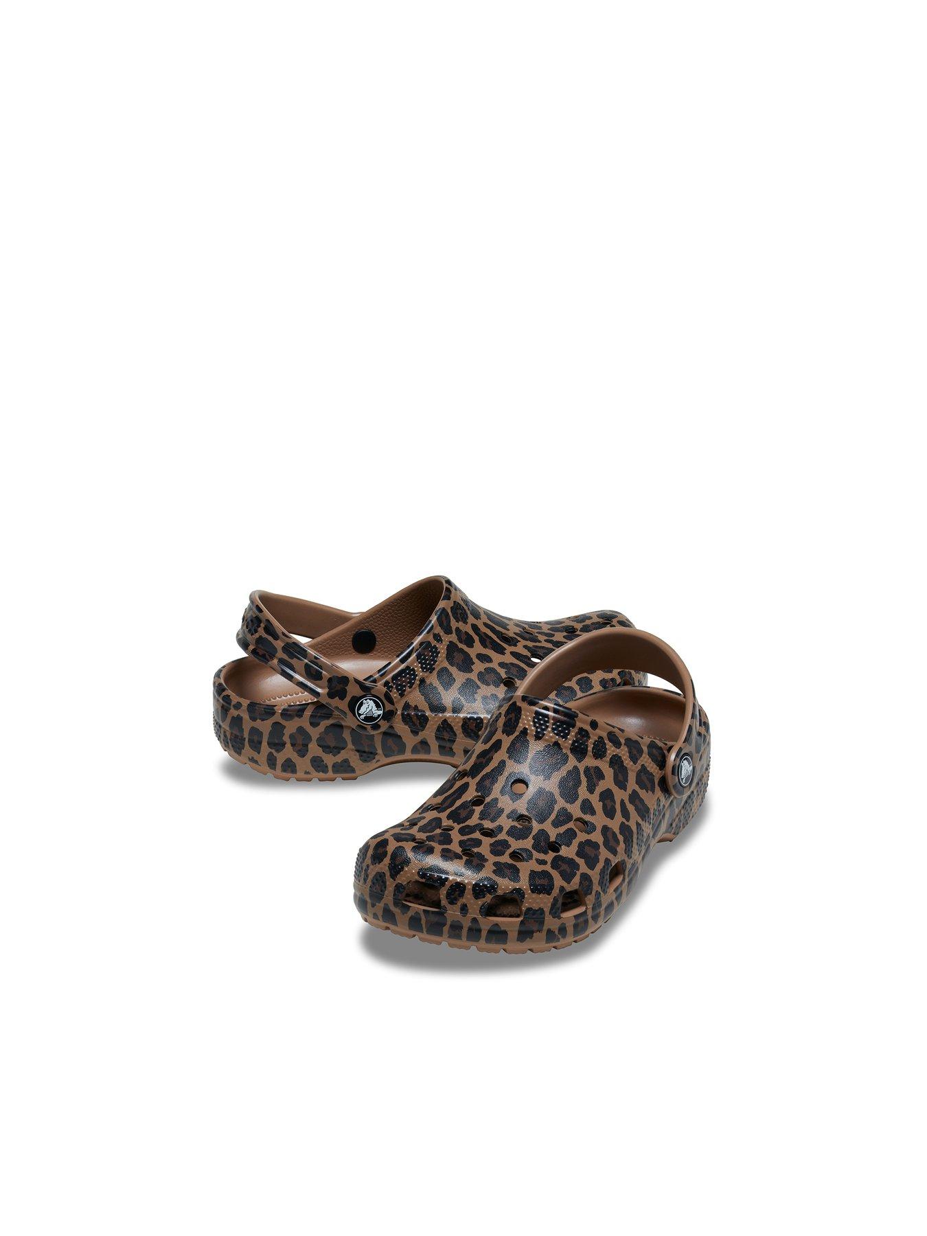  image of crocs-toddler-classic-animal-clog-leopard
