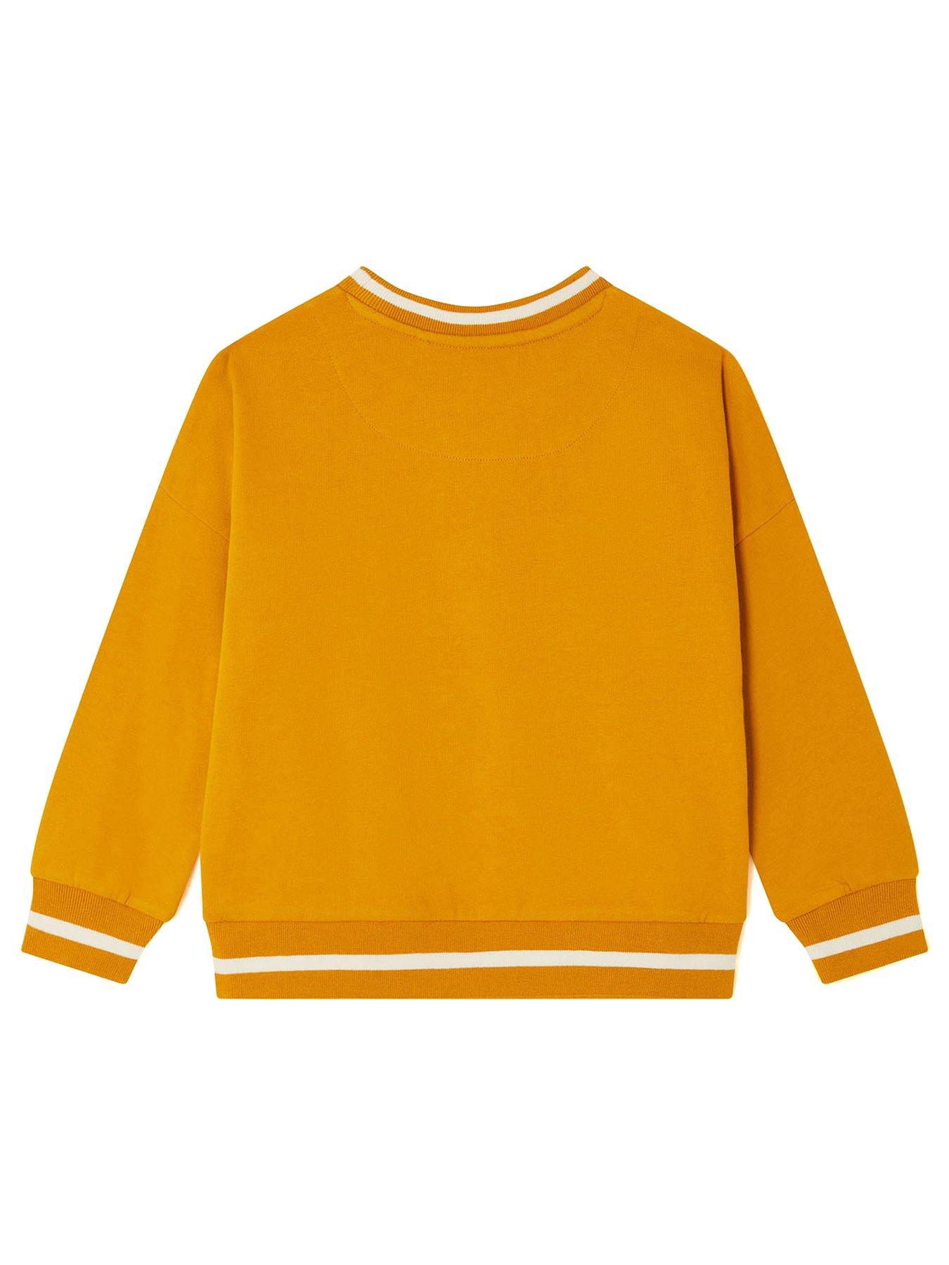  image of monsoon-boys-varsity-sweatshirt-yellow