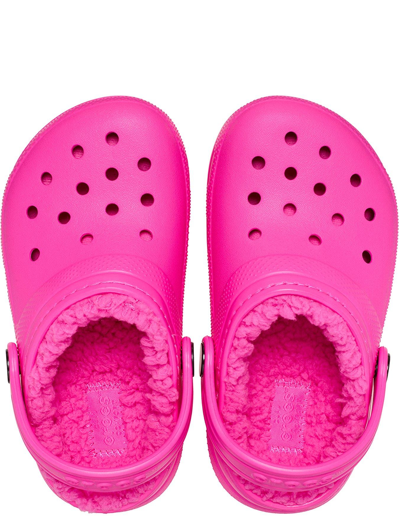  image of crocs-classic-lined-clog-t-pink