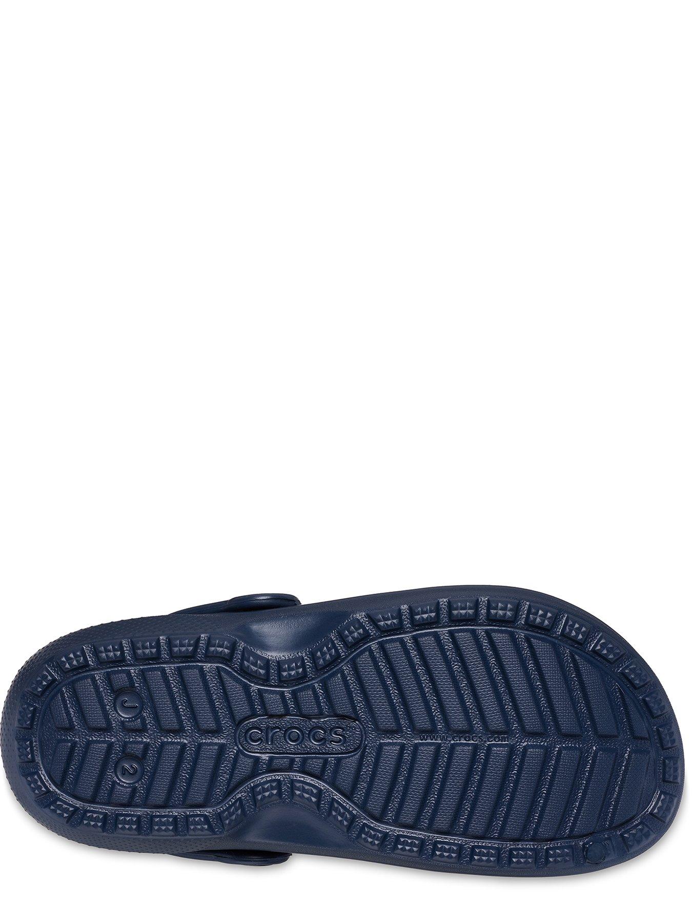  image of crocs-classic-lined-bold-check-clog-blue