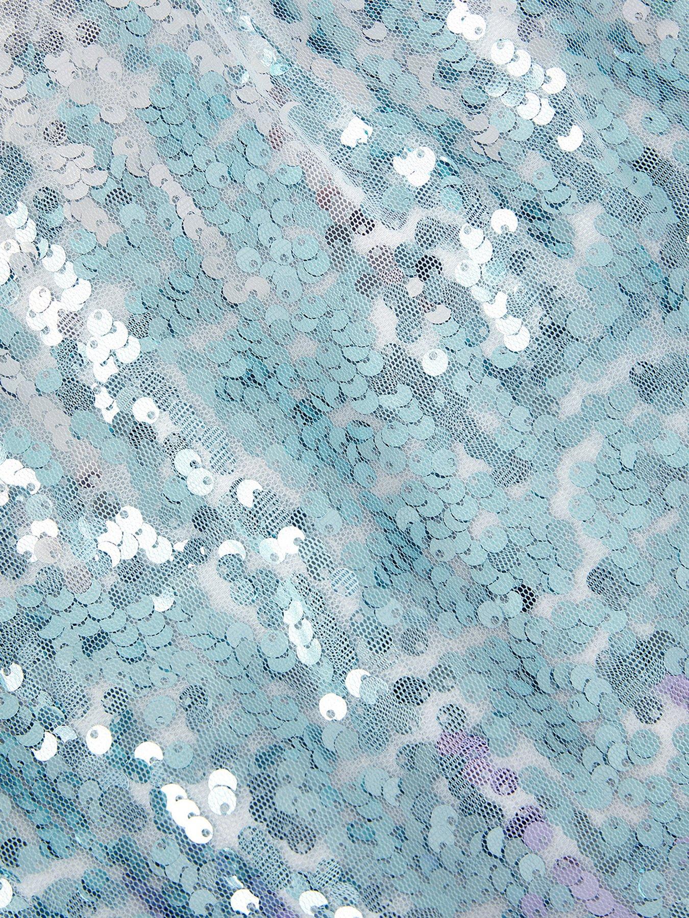 Image 4 of 4 of Monsoon Baby Girls Mermaid Ombre Sequin Dress - Multi