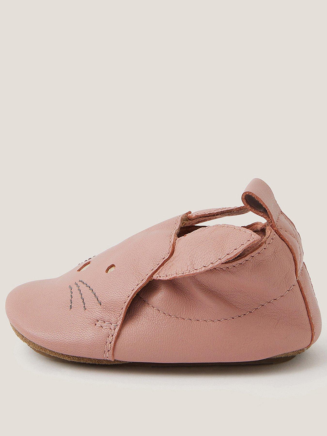 Monsoon Baby Girls Novelty Leather Bootie - Pink