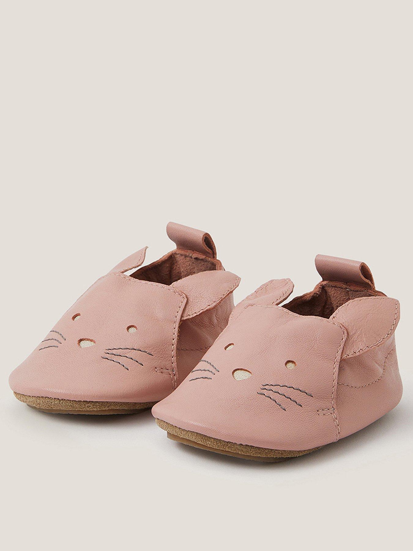 Image 2 of 3 of Monsoon Baby Girls Novelty Leather Bootie - Pink