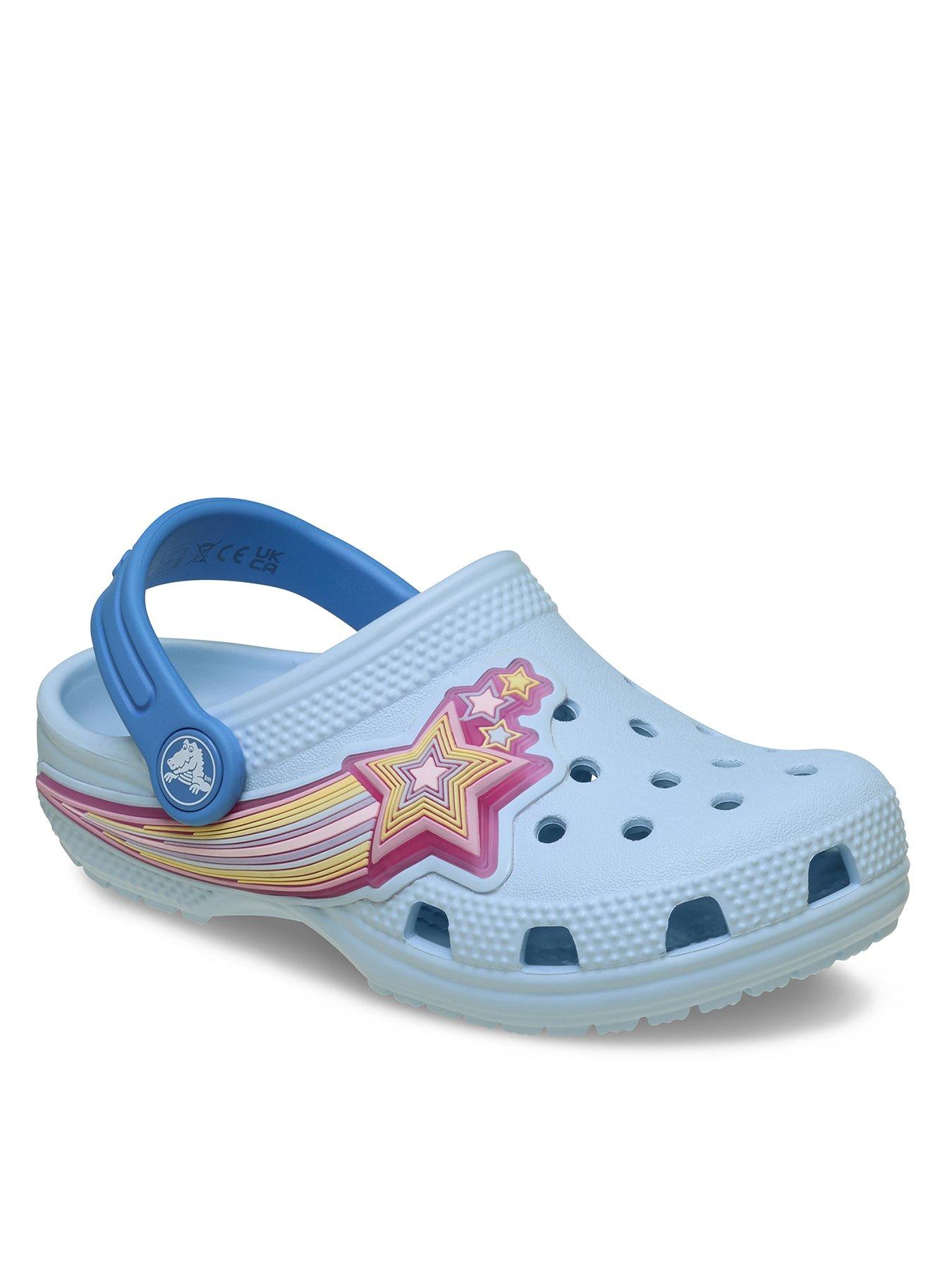 Image 2 of 6 of Crocs Classic Star Lights Clog T - Blue