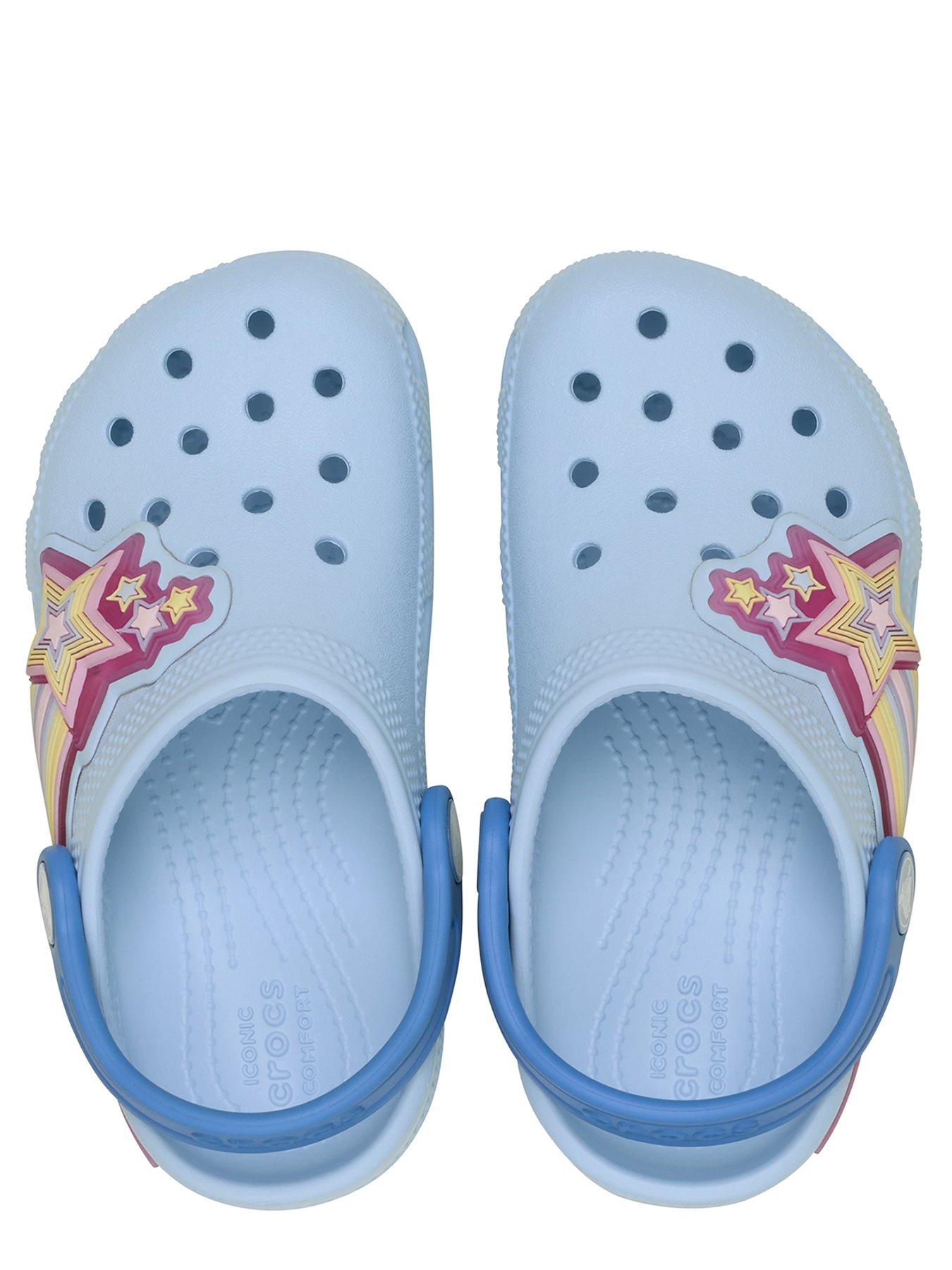Image 4 of 6 of Crocs Classic Star Lights Clog T - Blue