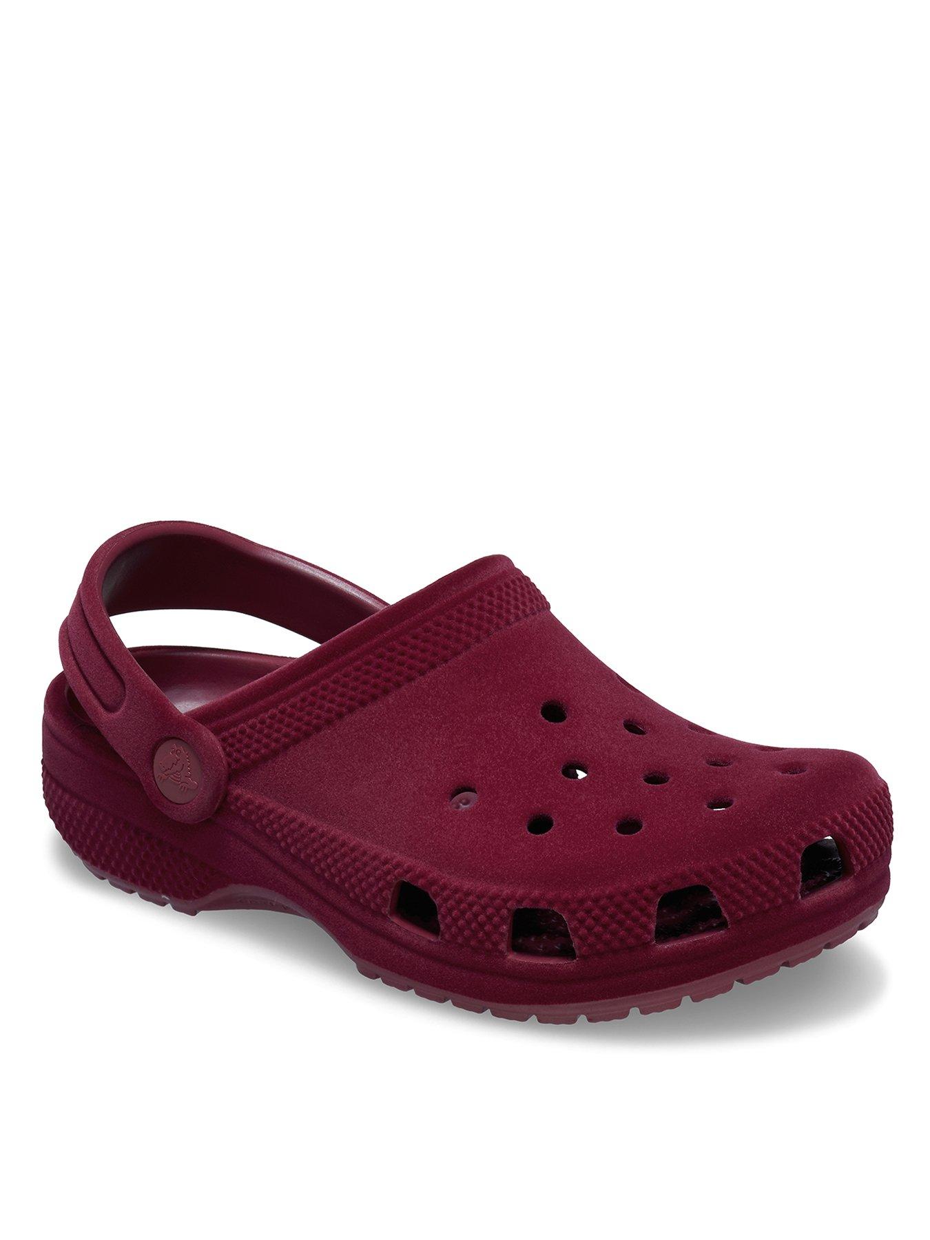 Image 2 of 6 of Crocs Classic Velvet Clog K - Red