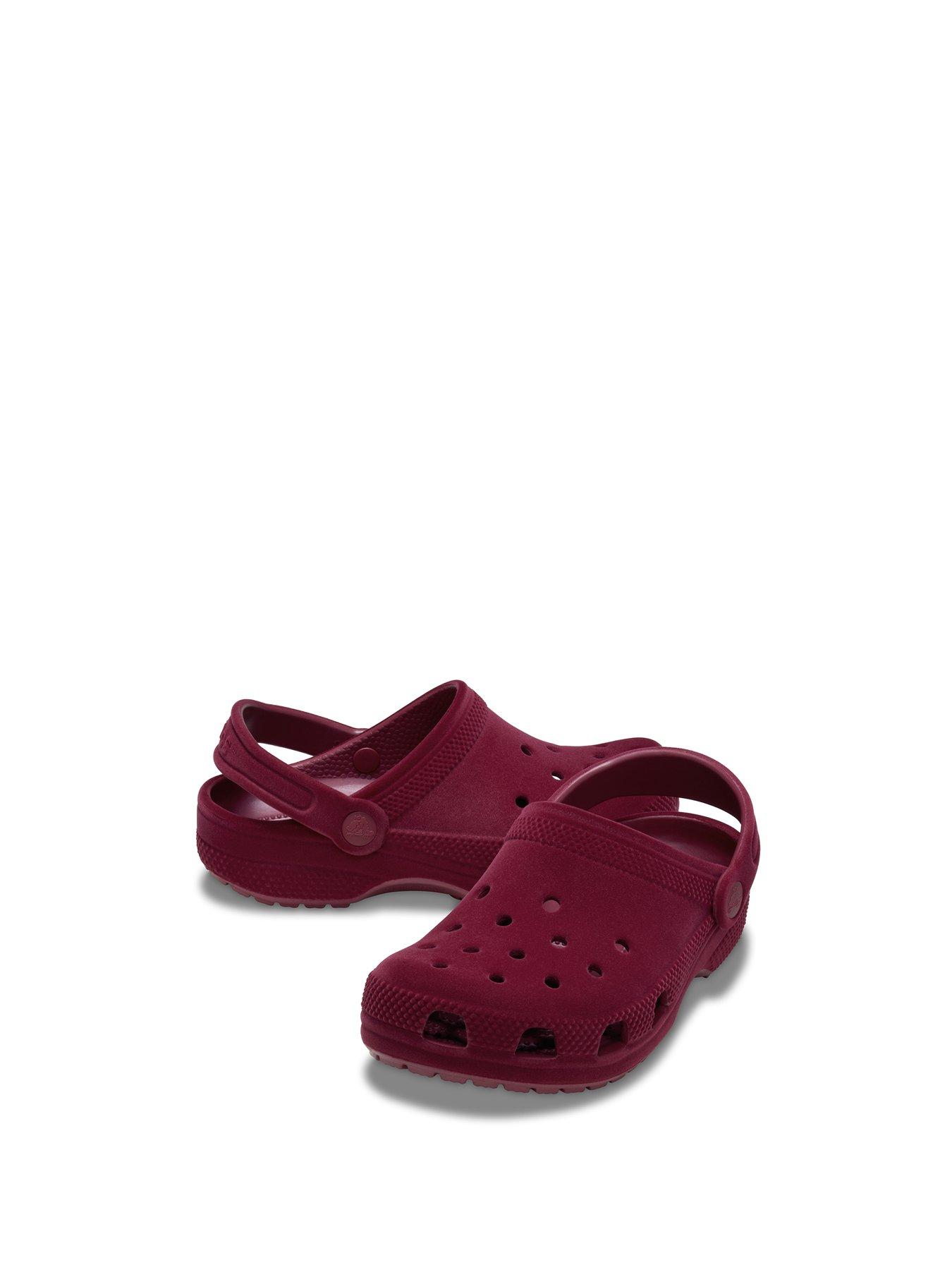 Image 6 of 6 of Crocs Classic Velvet Clog K - Red