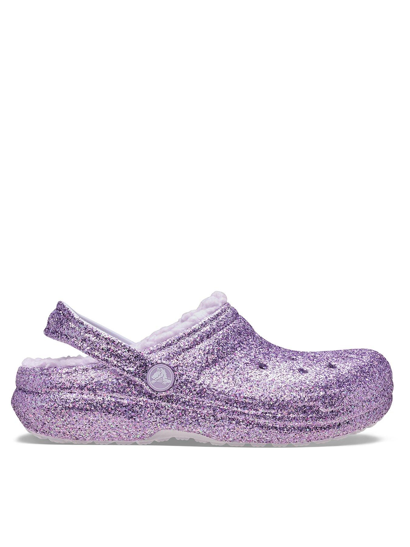 Crocs Classic Lined Chunky Glitter Cgt - Purple