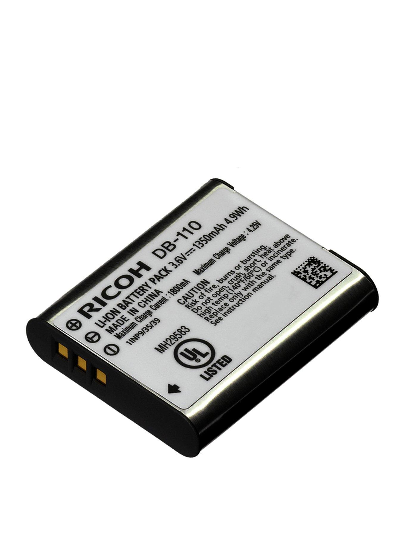 undefined DB-110 Li-ion Rechargeable Battery for Theta X WG-6 GRIII G-900