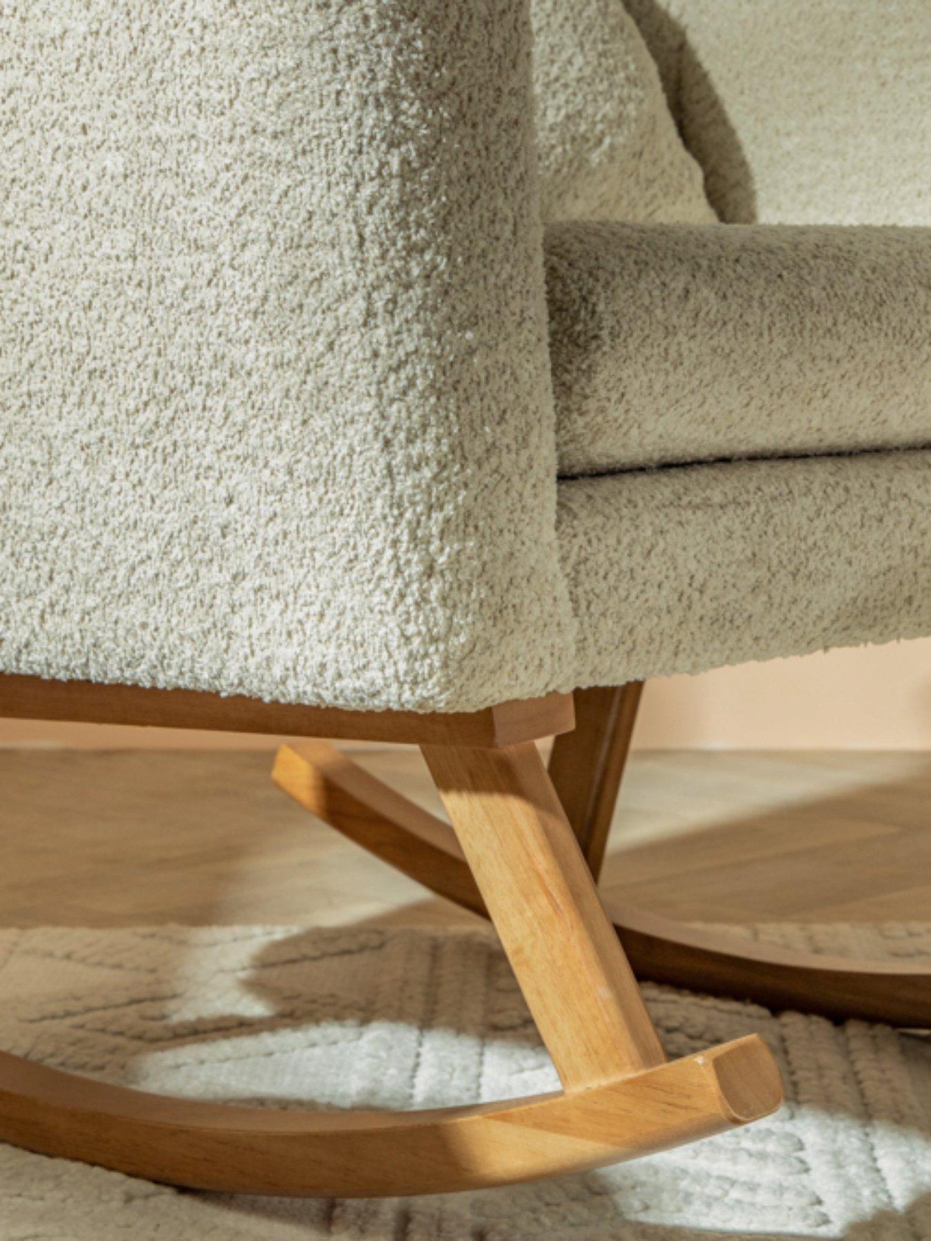 Image 5 of 7 of Tutti Bambini Oscar Luxe Rocking Chair & Footstool - Teddy Sage