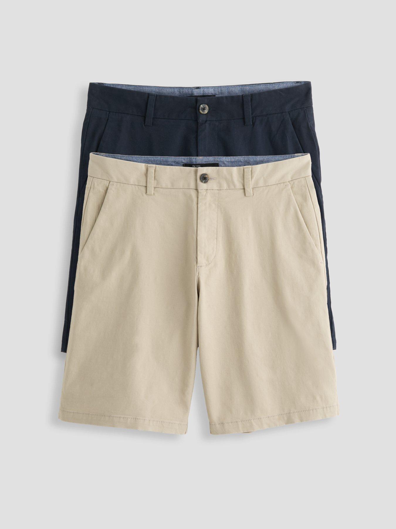 the-very-collection-2-pack-cotton-rich-chino-shorts-navystone
