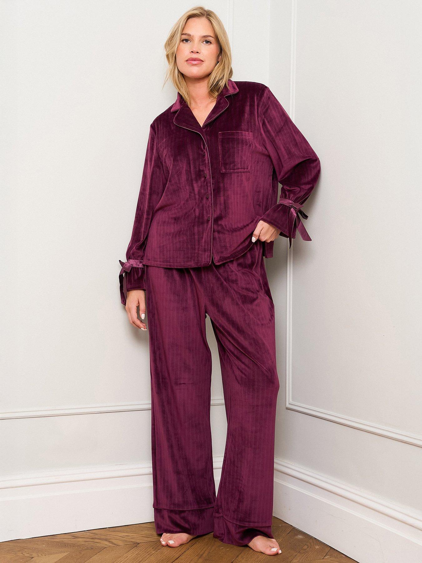 Jim Jam The Label Jim Jam The Label Burgundy Revere Pyjamas - Burgundy