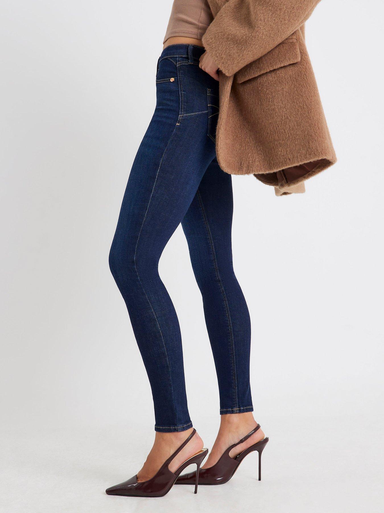  image of river-island-molly-sculpt-washington-jeans-blue