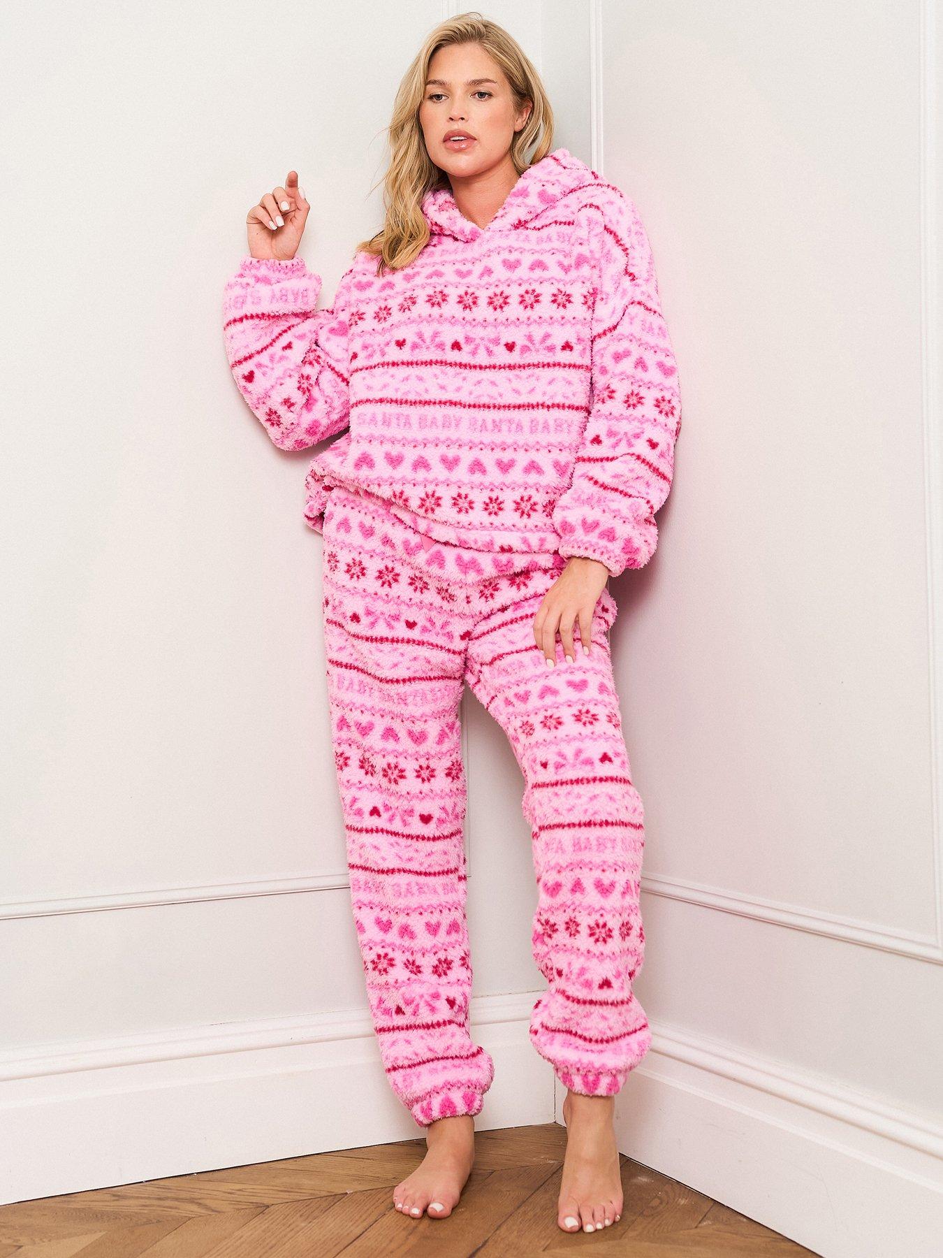 Jim Jam The Label Jim Jam The Label Pink Novelty Twosie Set - Pink