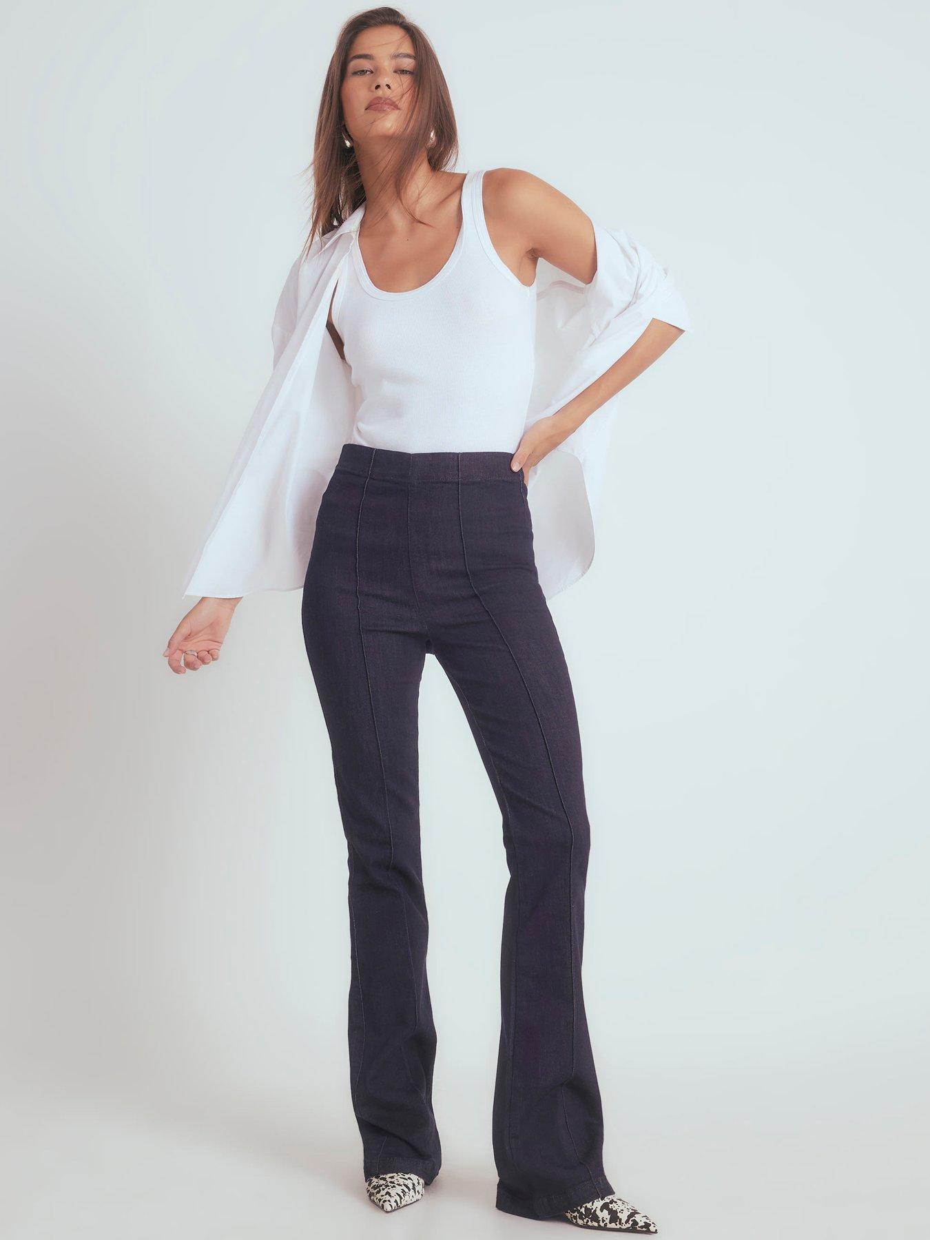River Island Pull On Bootcut Kelly Jeans - Blue