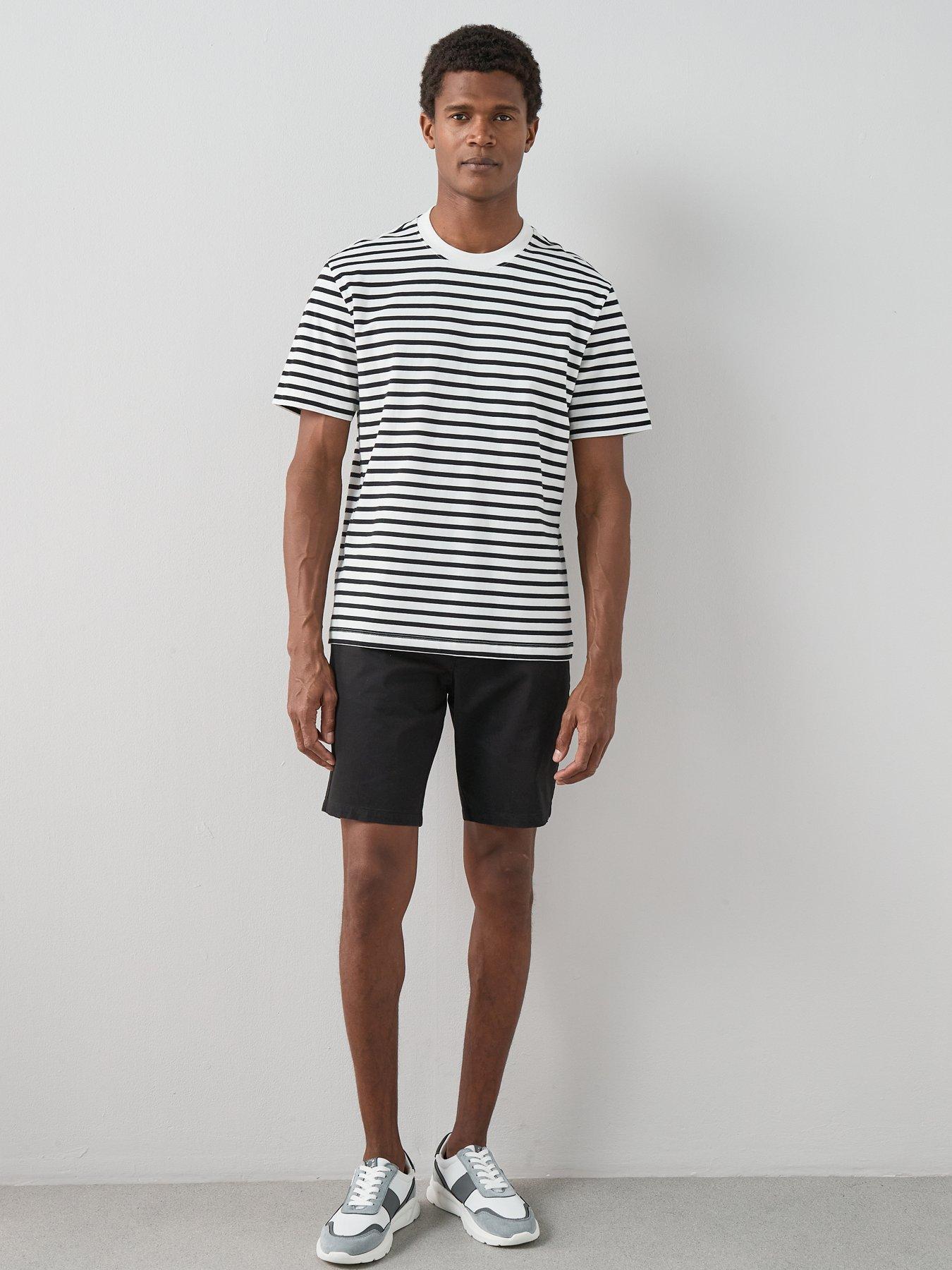 Image 4 of 7 of The Very Collection 2 Pack Cotton Rich Chino Shorts - Charcoal/Black
