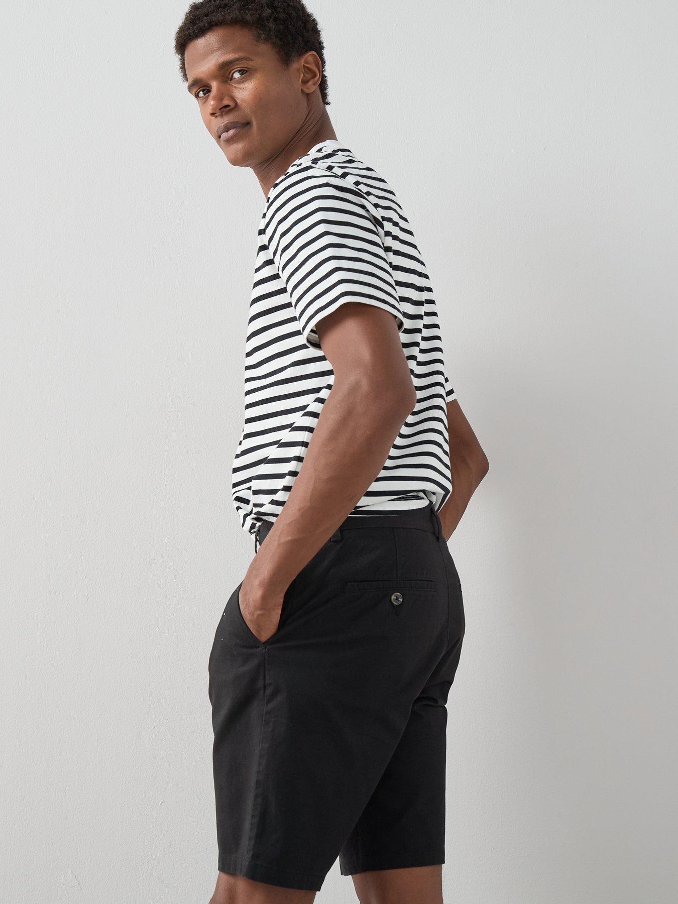 Image 5 of 7 of The Very Collection 2 Pack Cotton Rich Chino Shorts - Charcoal/Black
