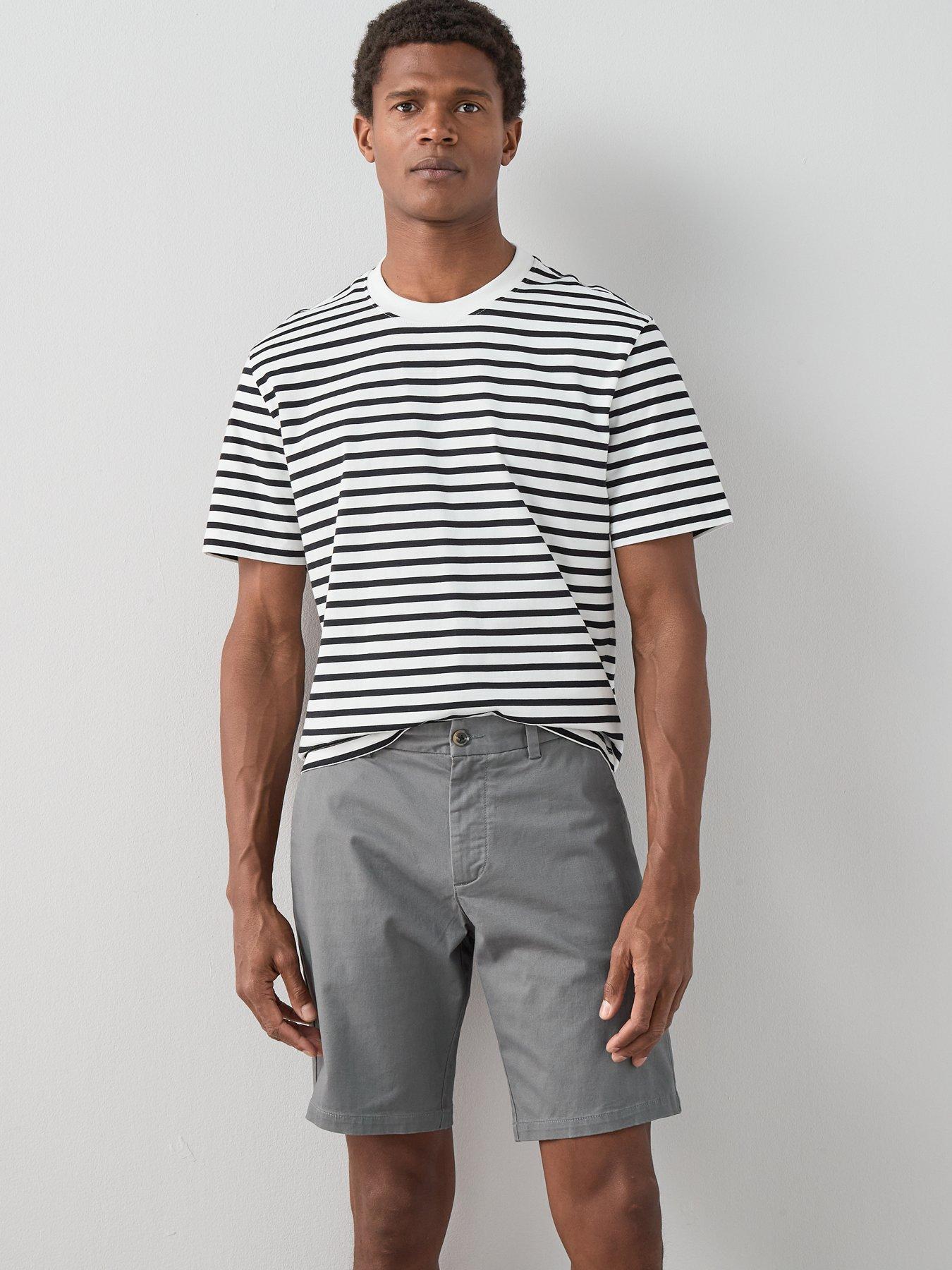 Image 6 of 7 of The Very Collection 2 Pack Cotton Rich Chino Shorts - Charcoal/Black