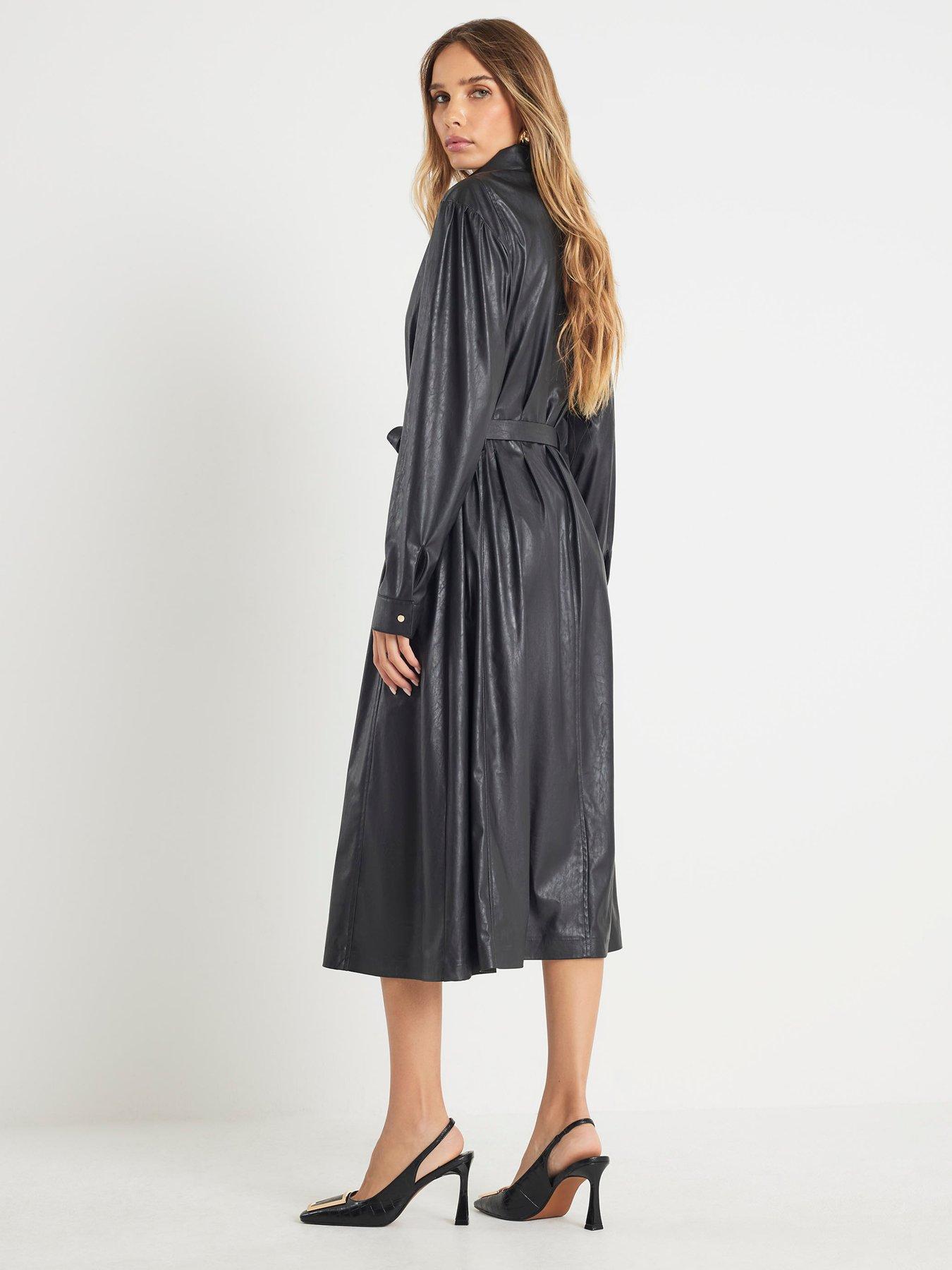 Image 2 of 4 of River Island New Victoria Dress - Black