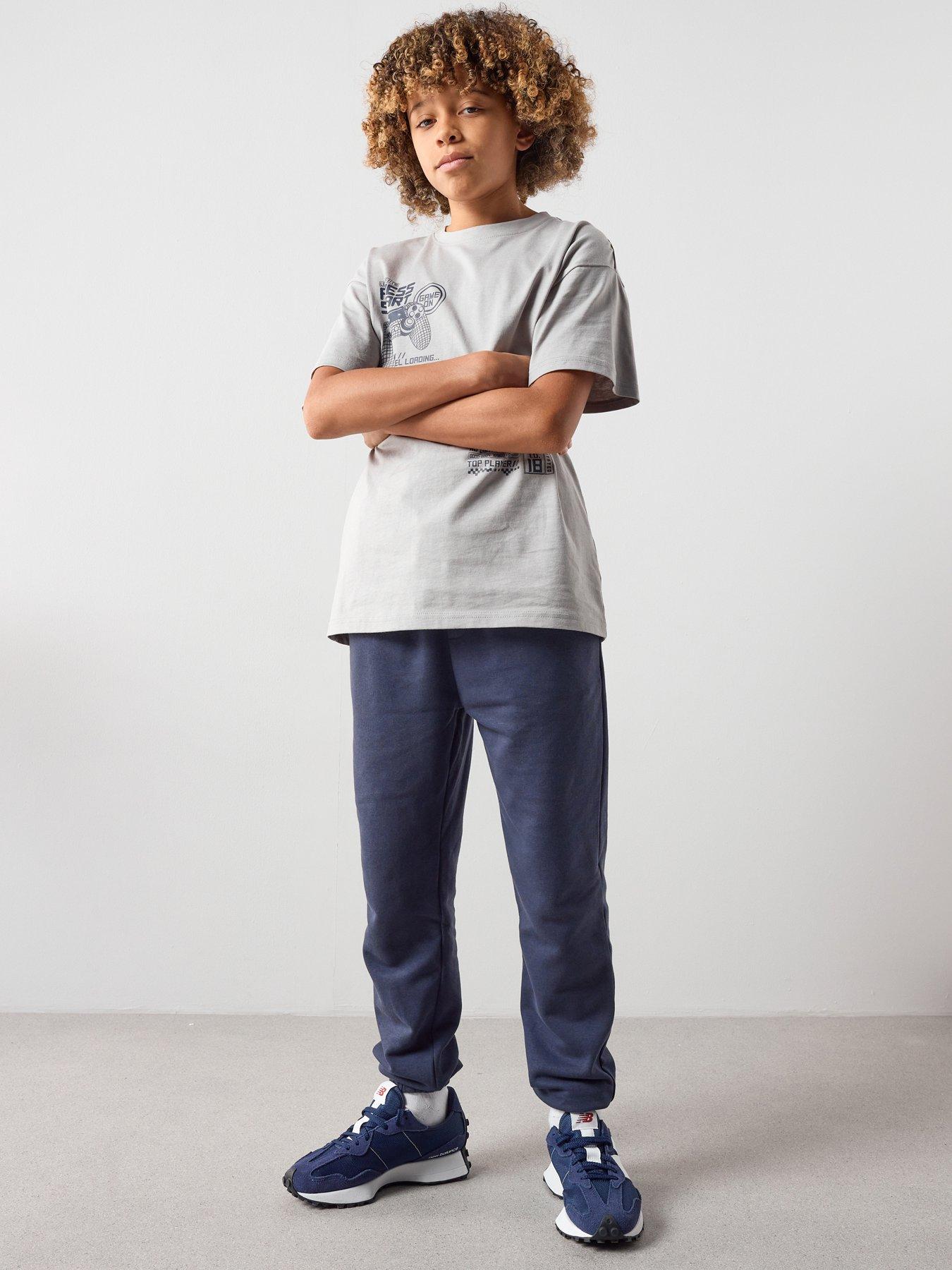  image of the-very-collection-boys-cuffed-joggers-navy