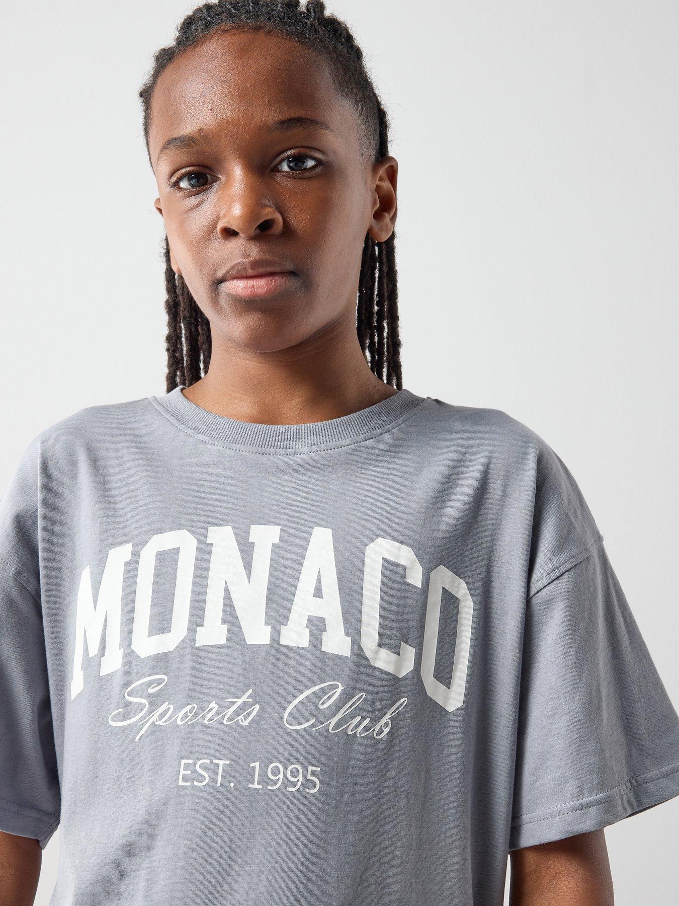 Image 5 of 6 of The Very Collection Boys Monaco T-shirt And Joggers Set - Grey