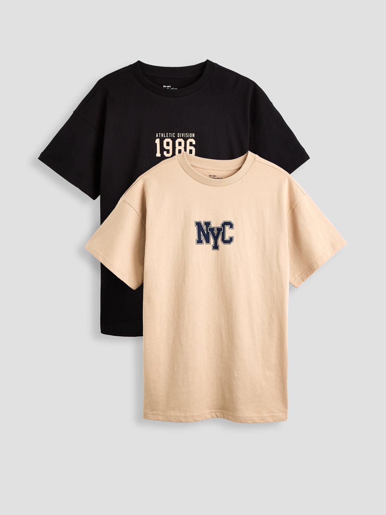 The Very Collection Boys 2 Pack City T-shirts - Multi