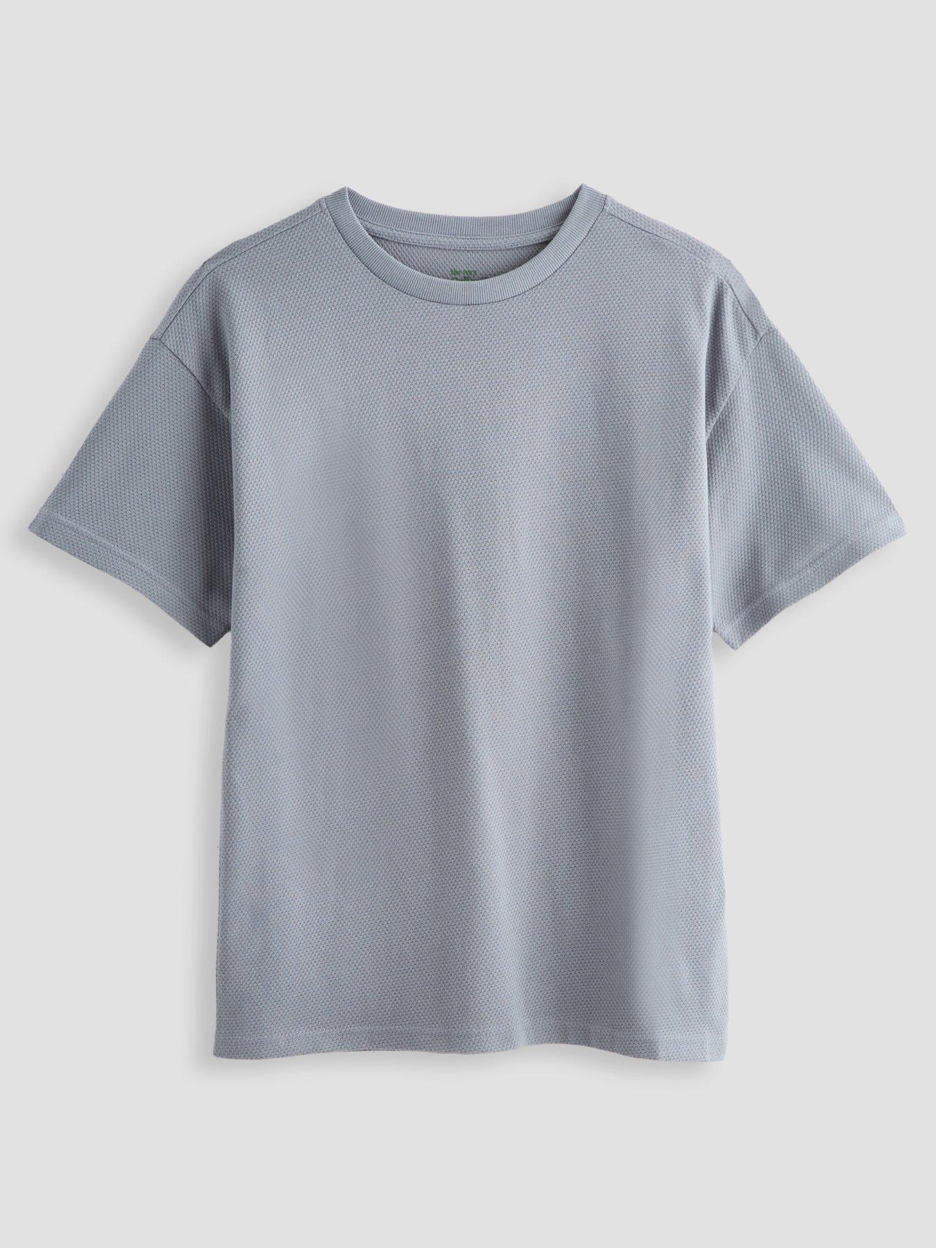  image of the-very-collection-boys-4-pack-plain-t-shirts-multi