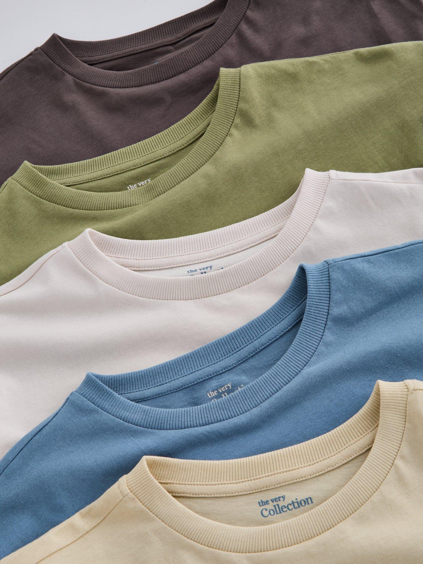  image of the-very-collection-boys-5-pack-t-shirts-multi