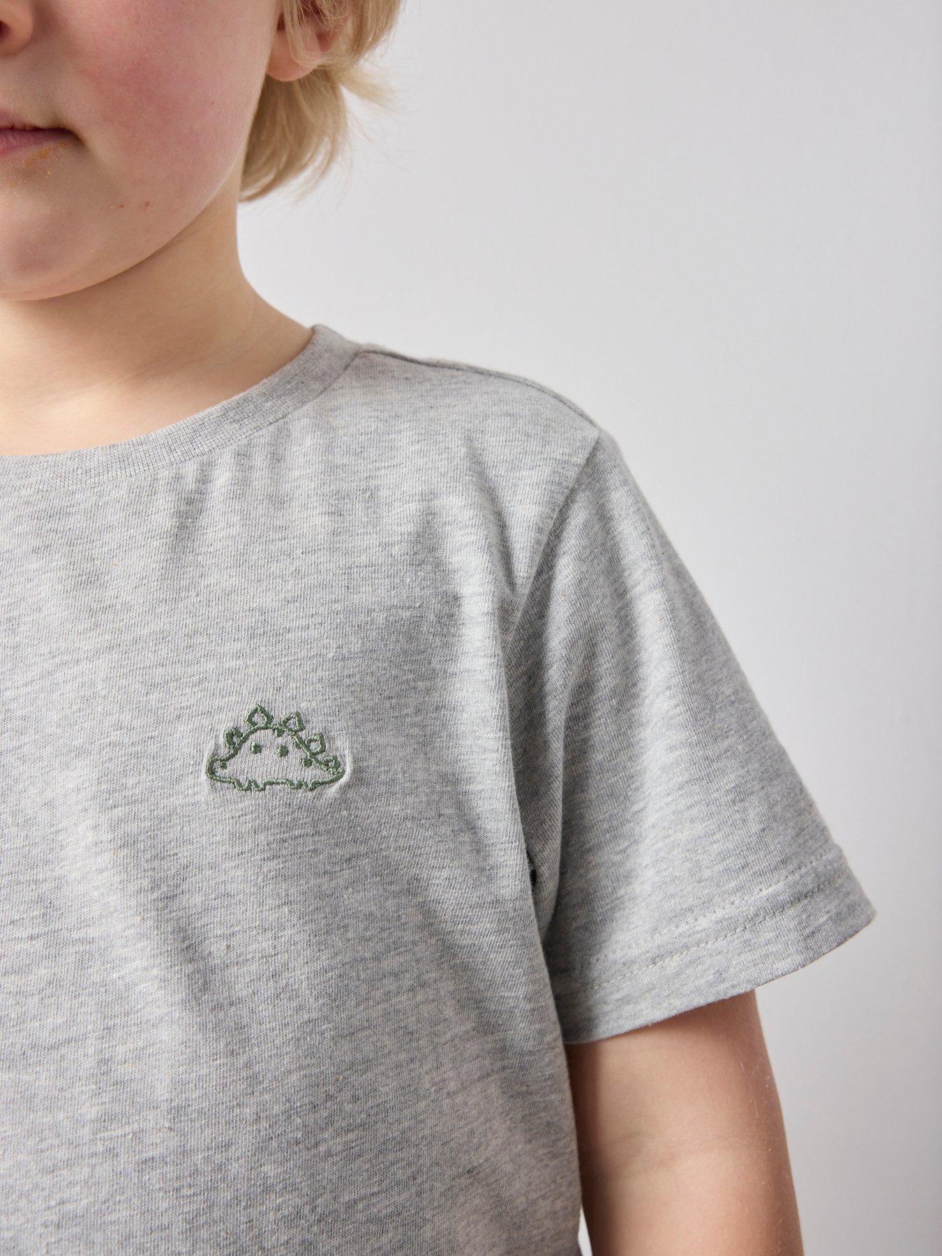 Image 5 of 7 of The Very Collection Boys 3 Piece Pique Jacket, Shorts and T-Shirt Set - Green