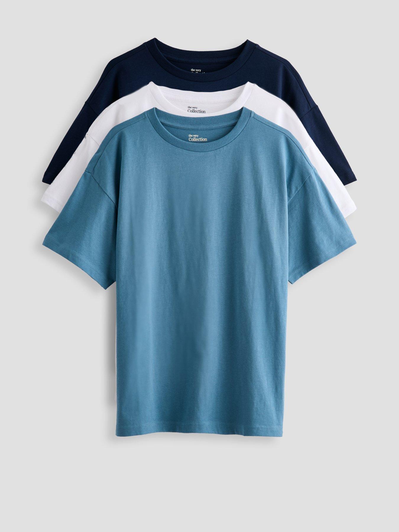 Image 1 of 6 of The Very Collection Boys 3 Pack Basic Tshirt