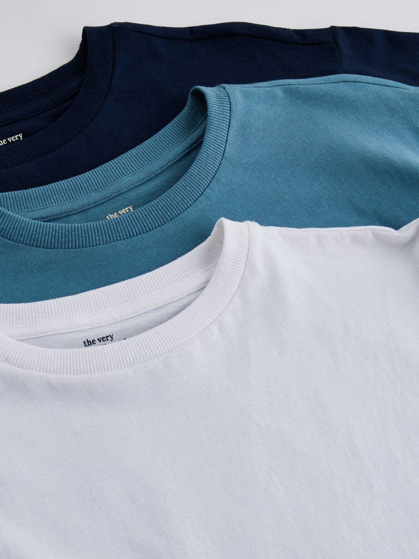 Image 4 of 6 of The Very Collection Boys 3 Pack Basic Tshirt