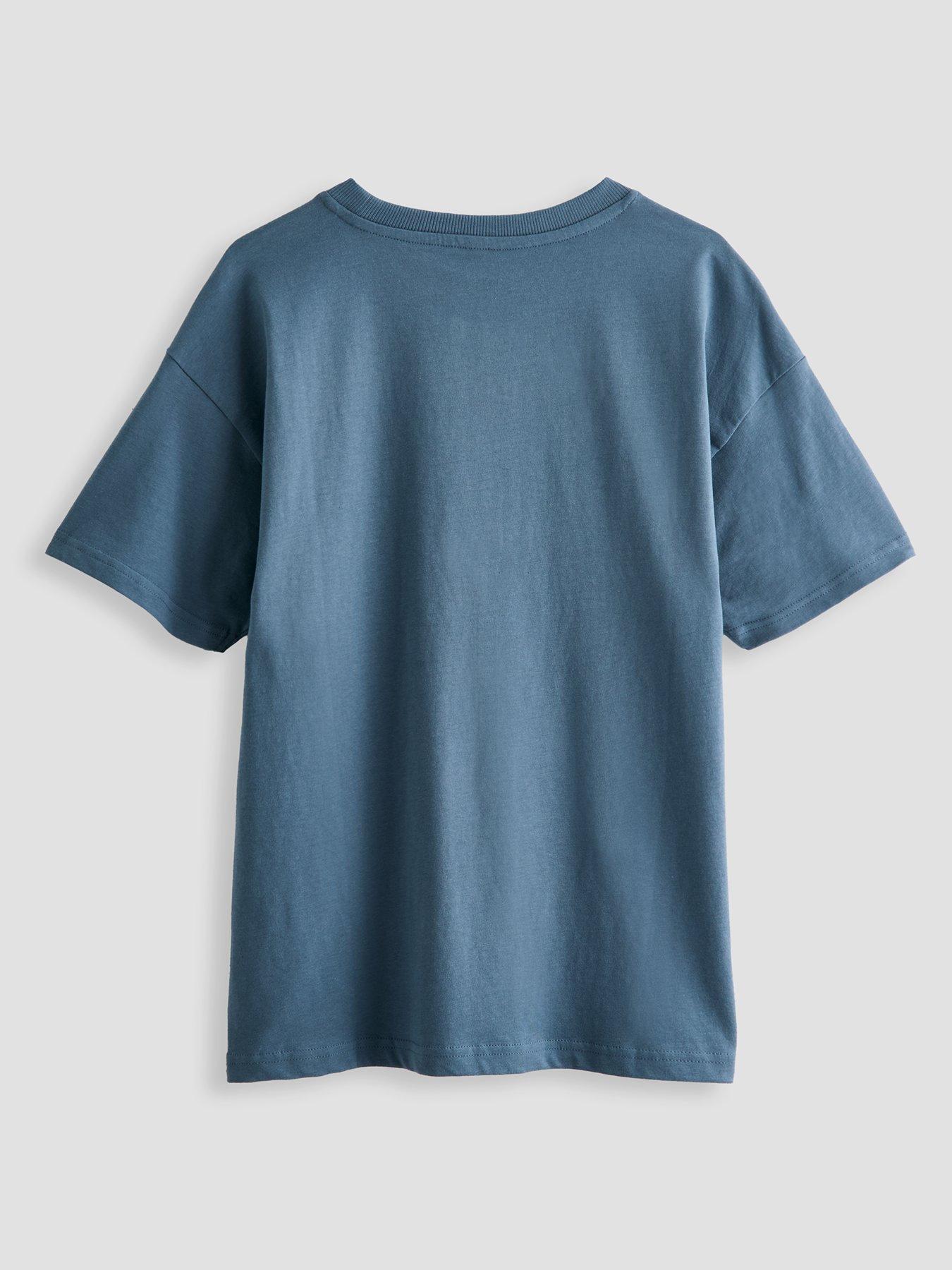  image of the-very-collection-boys-6-pack-plain-t-shirts-multi