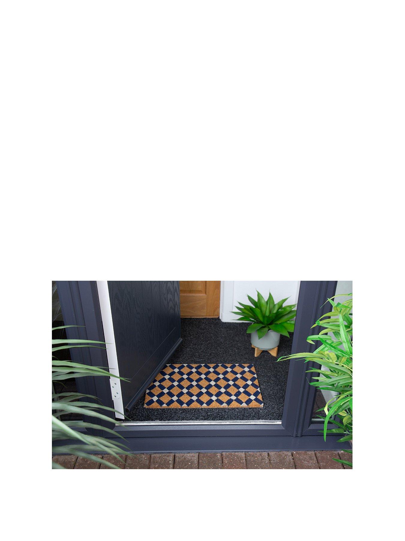 Image 2 of 3 of ARTHOUSE Astley Tile Printed Neutral Doormat  40x60cm