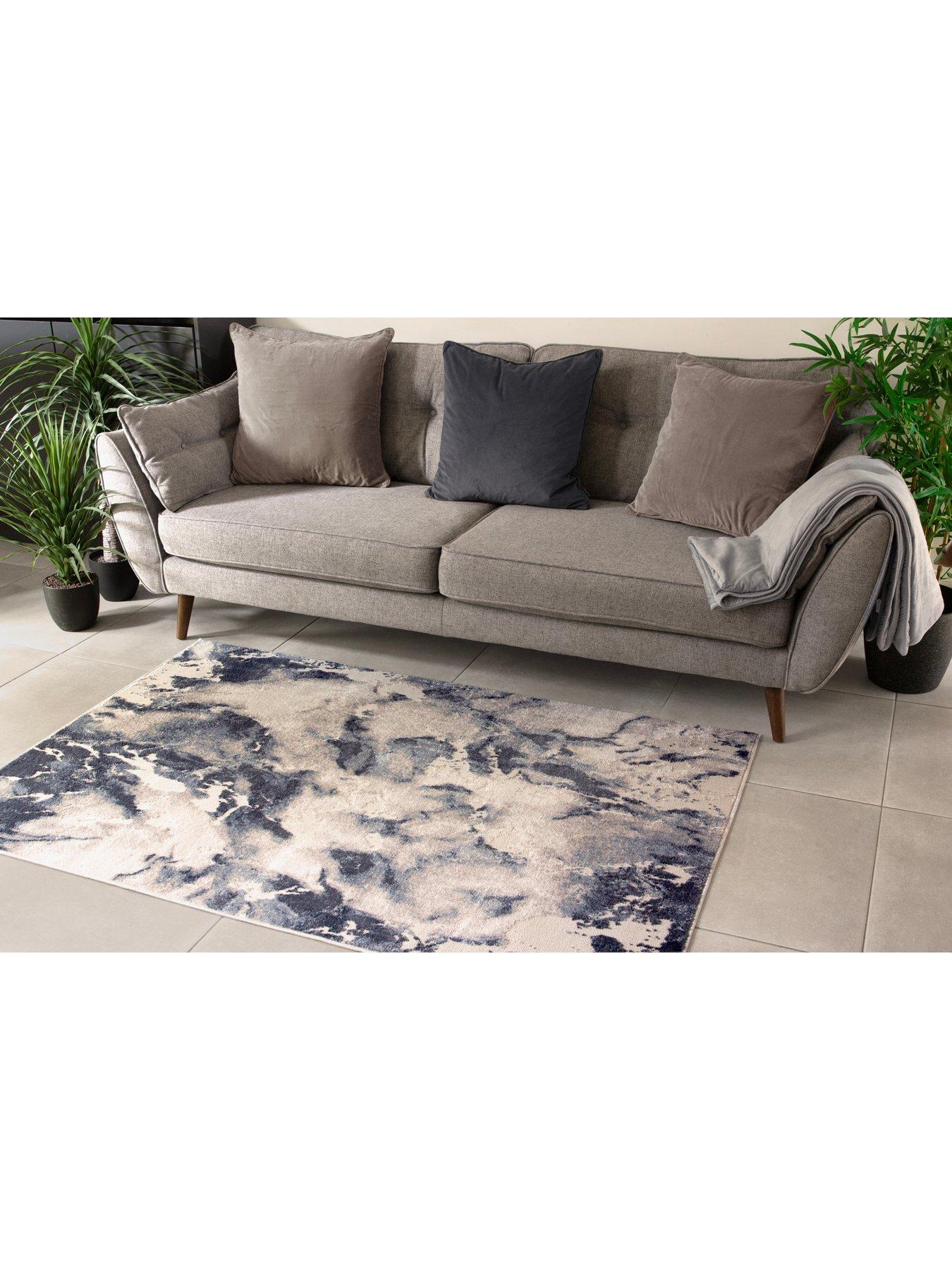 Image 3 of 7 of ARTHOUSE Muse Bahia Marble Navy 200 x 290cm Rug