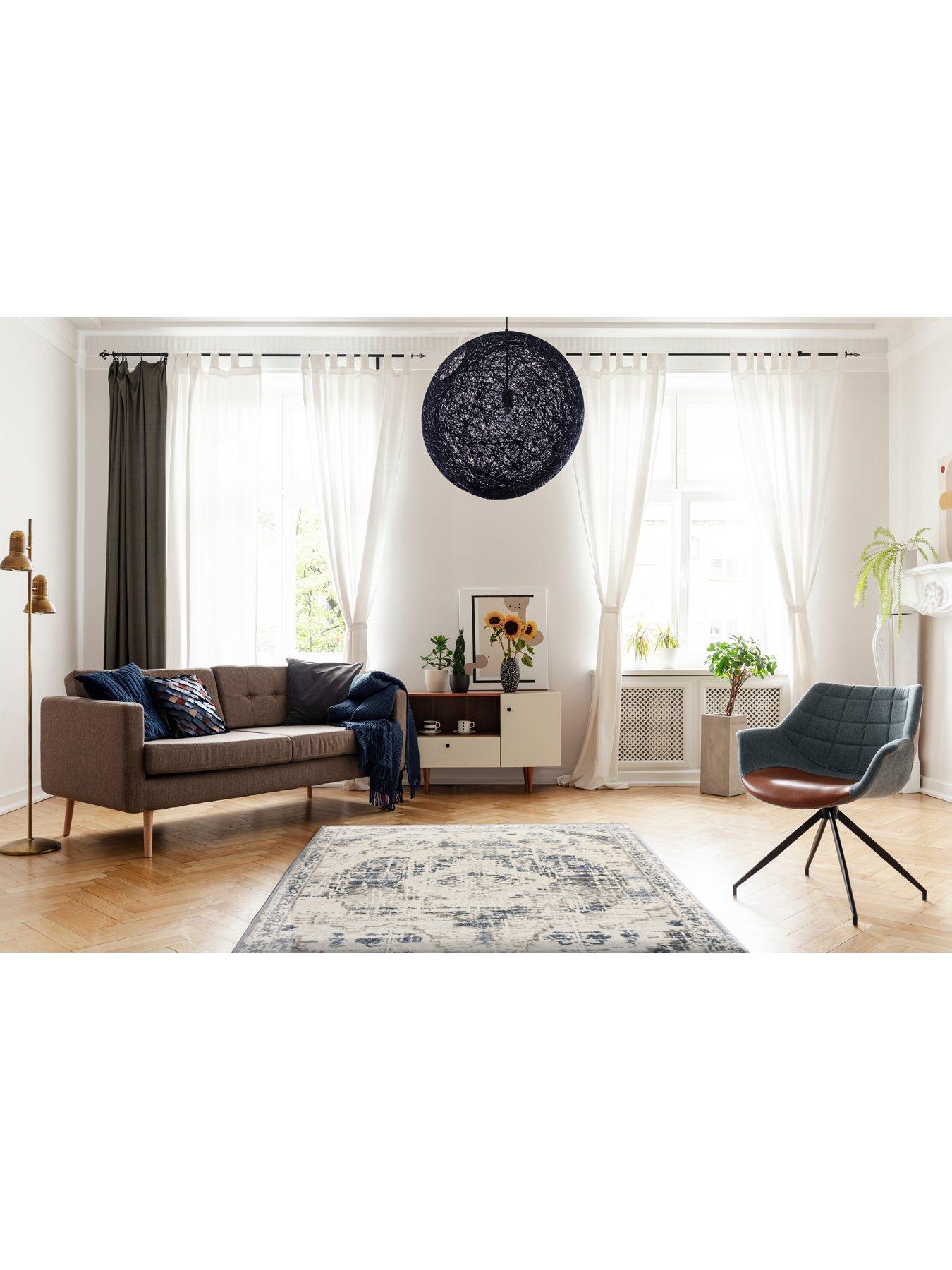  image of arthouse-muse-oriental-navy-160-x-230cm-rug