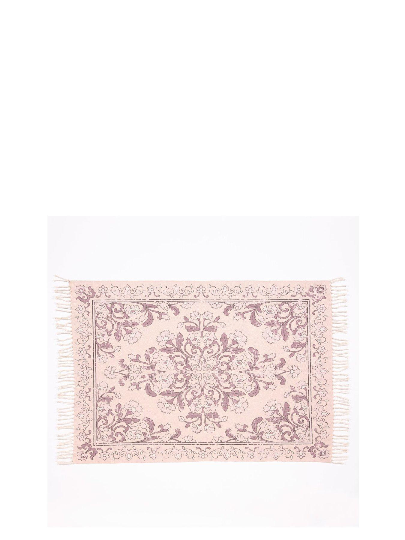 Image 2 of 2 of Esselle Kew Antique Printed Mauve Rug 160x230cm