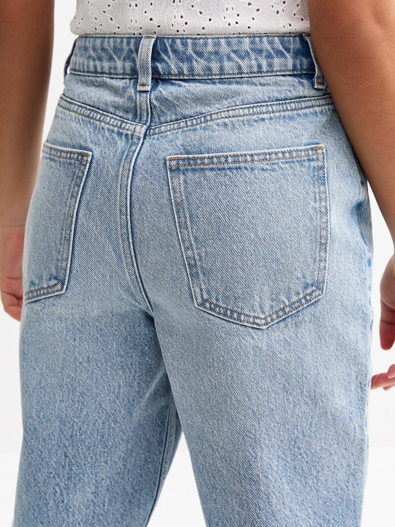 Image 6 of 6 of New Look 915 Girls Vintage Mom Jeans - Blue