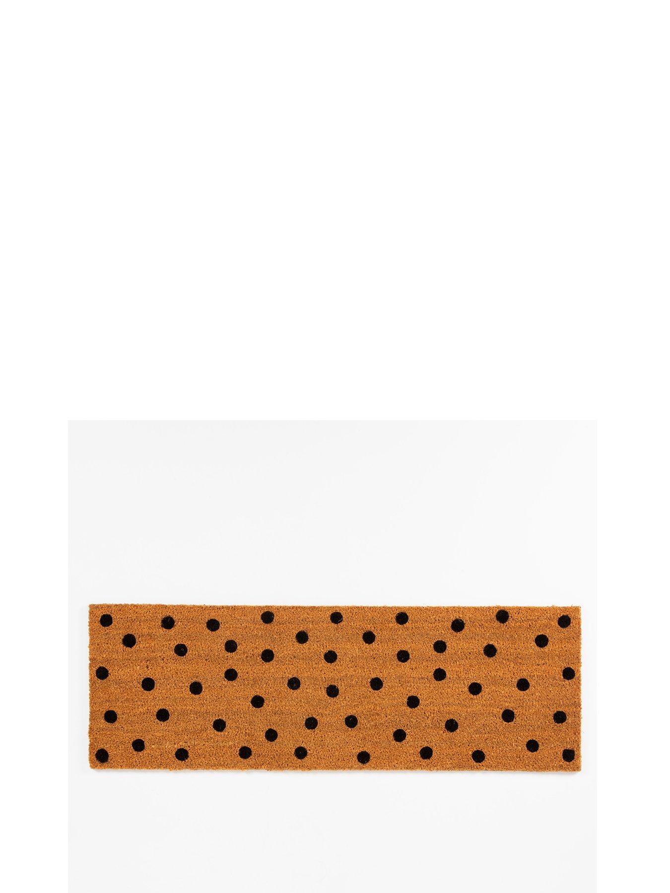 Image 2 of 4 of ARTHOUSE Astley Printed Totally Dotty Natural 40 x 120cm Doormat