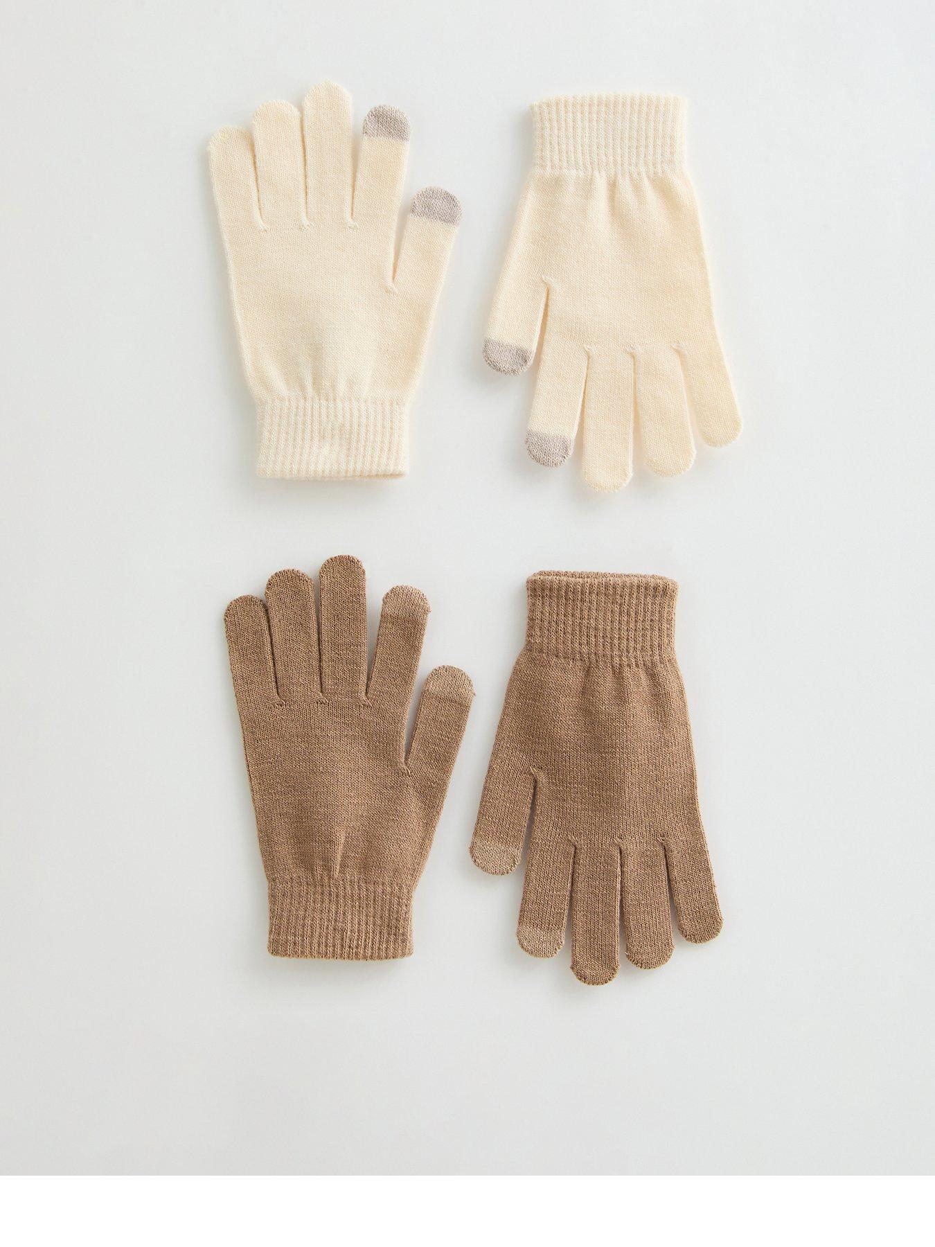 new-look-pack-of-two-cream-magic-gloves